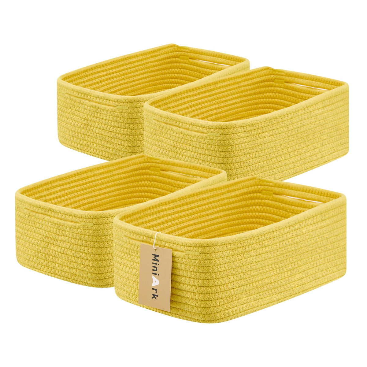 Small Storage Baskets for Organizing (4 Count)