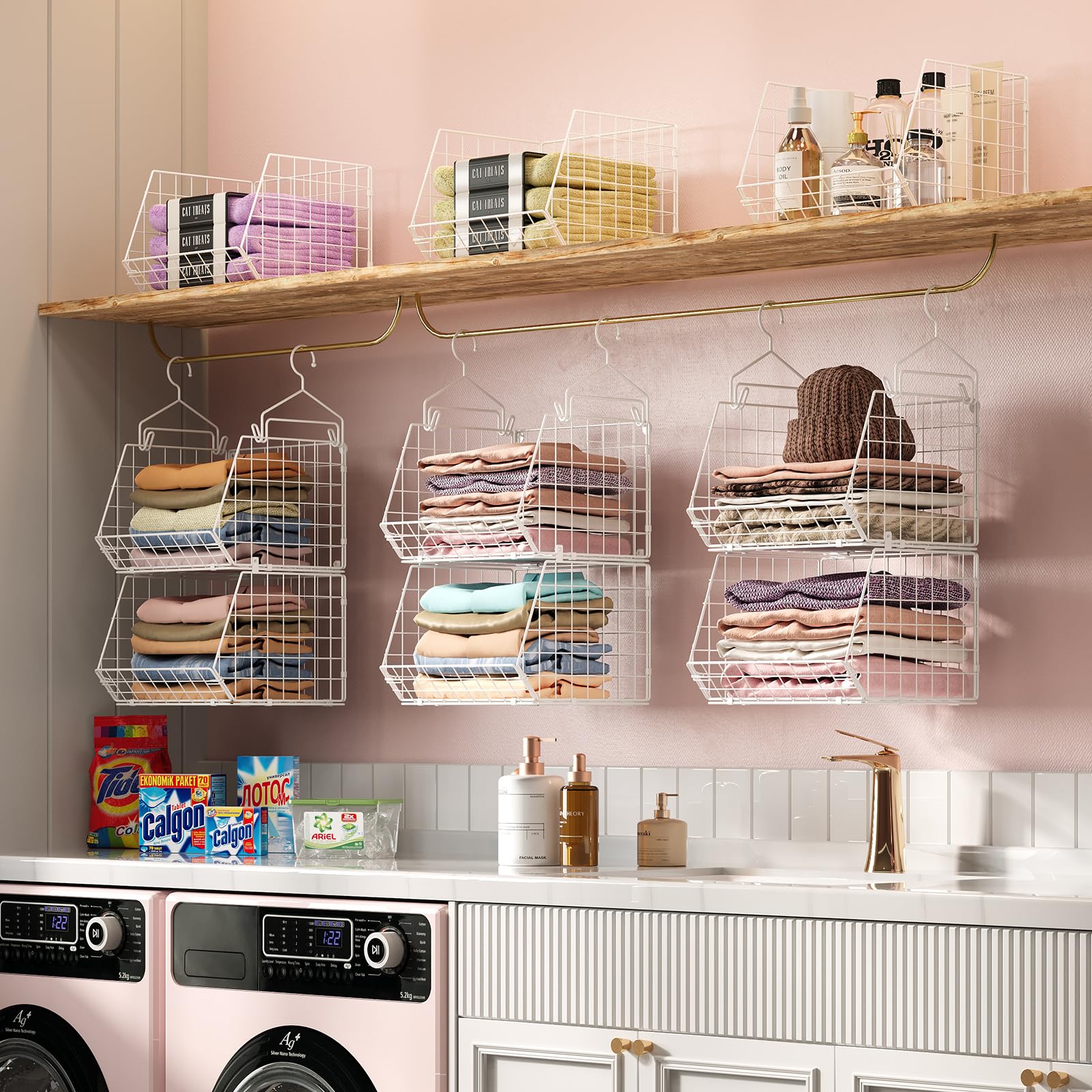 6 Tier Closet Hanging Organizer
