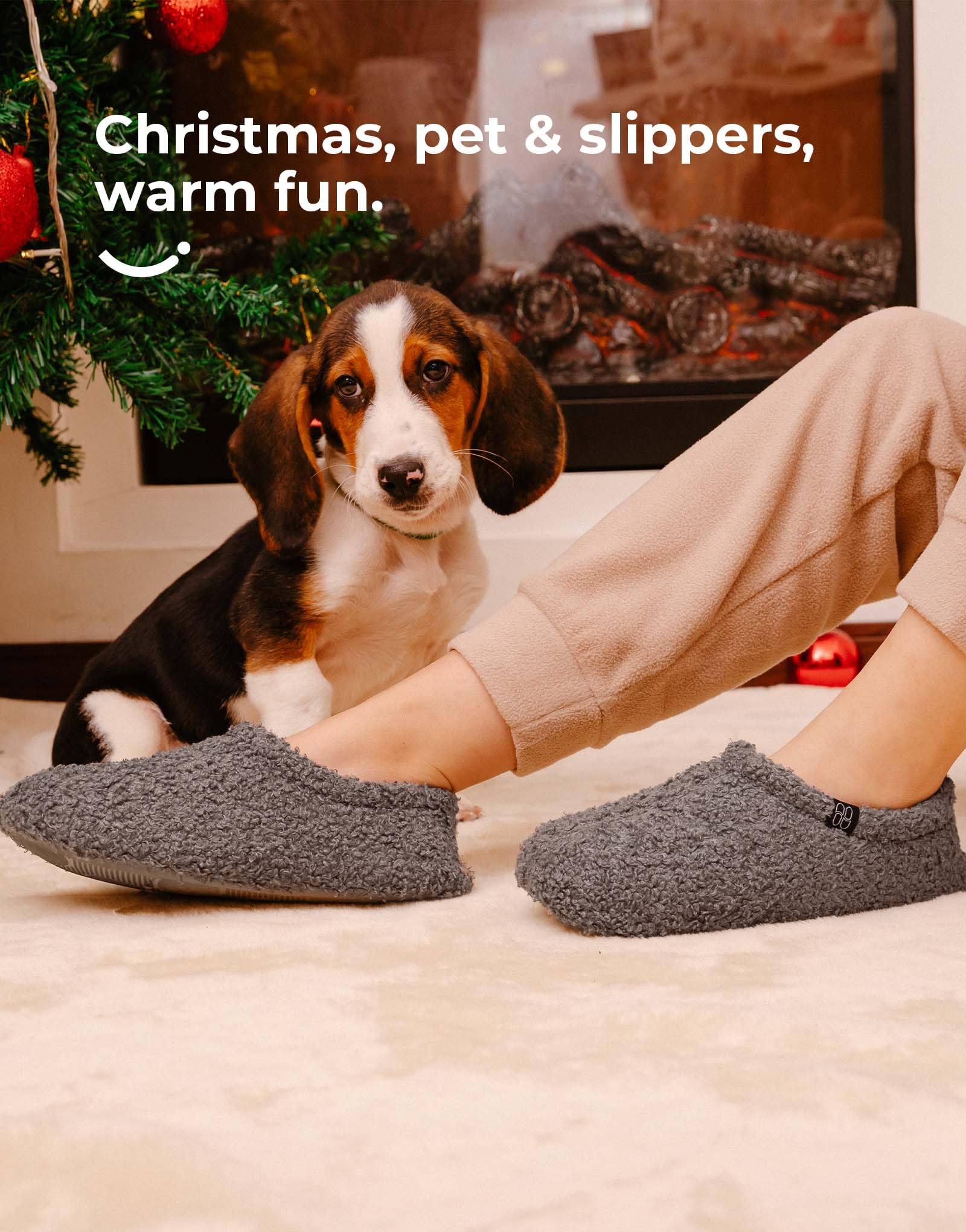 Women's Fuzzy Curly Fur Loafer Slippers