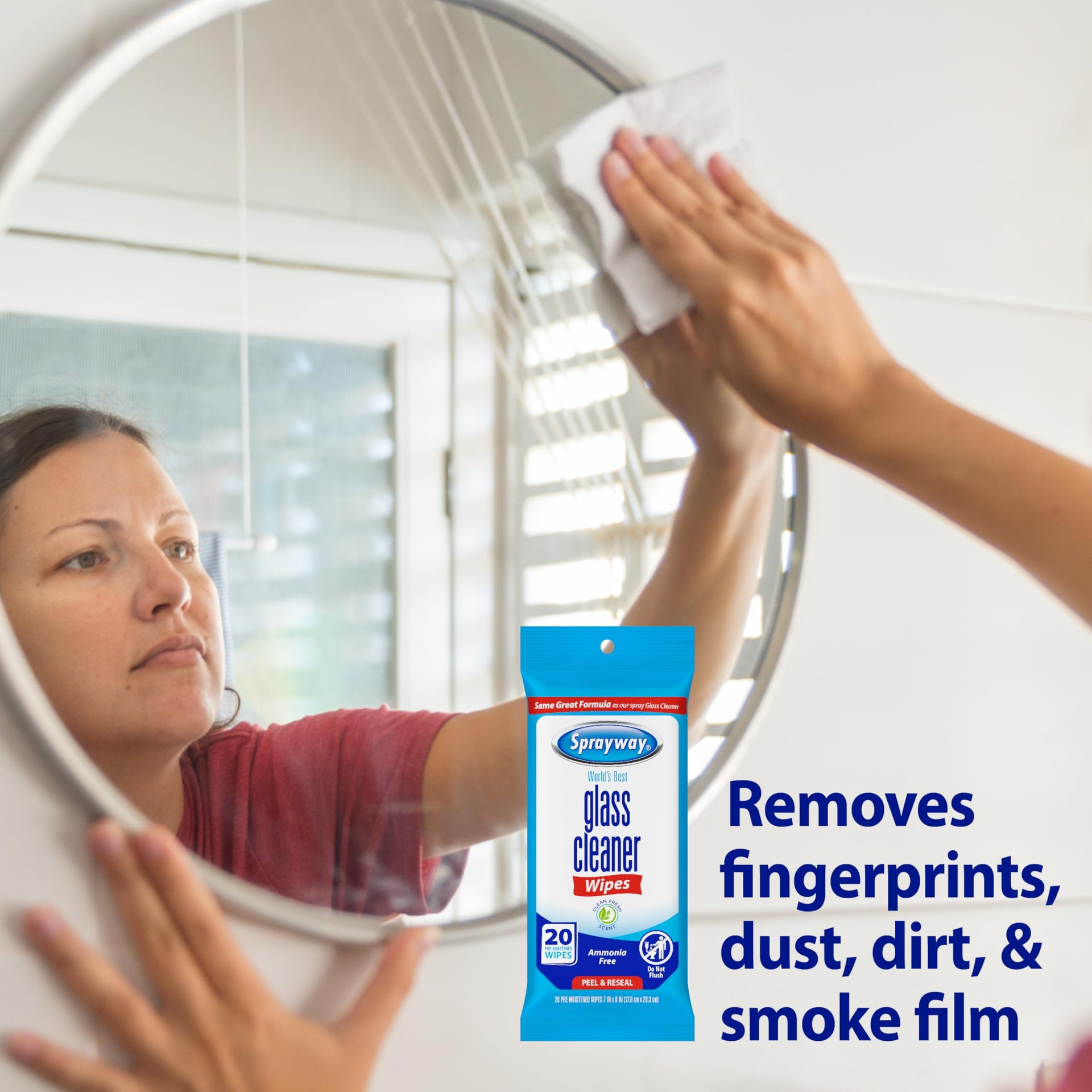 Glass Cleaner Wipes (20 Count) - ModHome Supplies