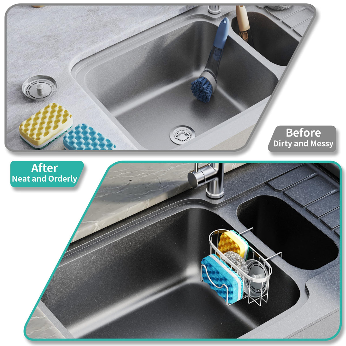 Sponge Holder for Kitchen Sink