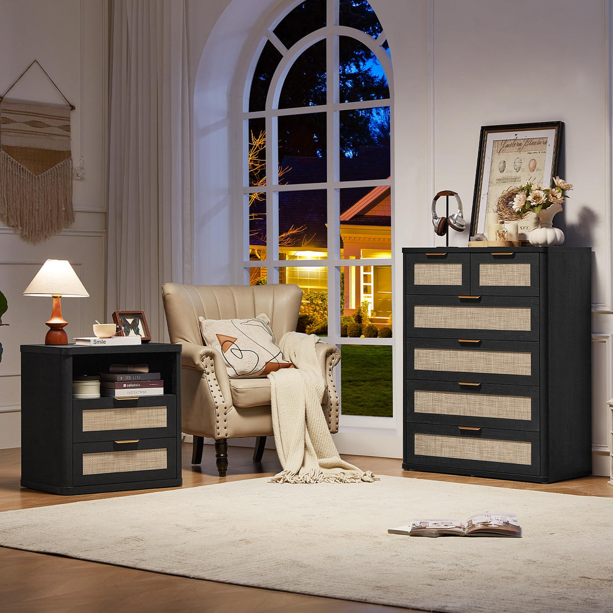 Rattan Dresser for Bedroom