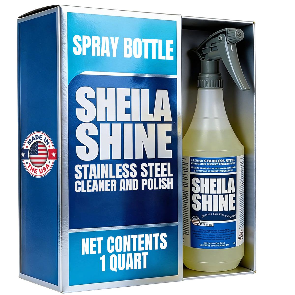 1 Quart Stainless Steel Cleaner and Polish w (32 Ounce)