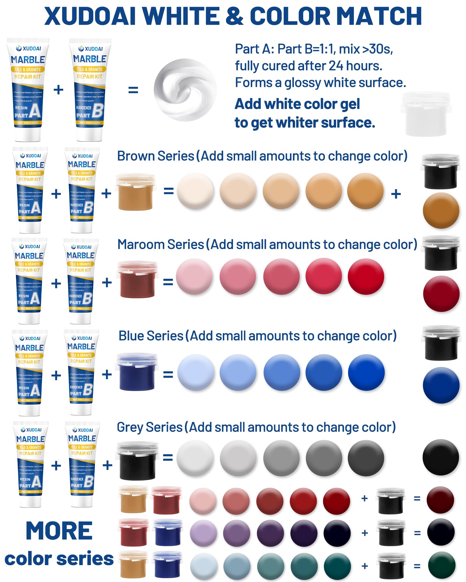 Marble and Granite Repair Kit (5.64 Ounce)
