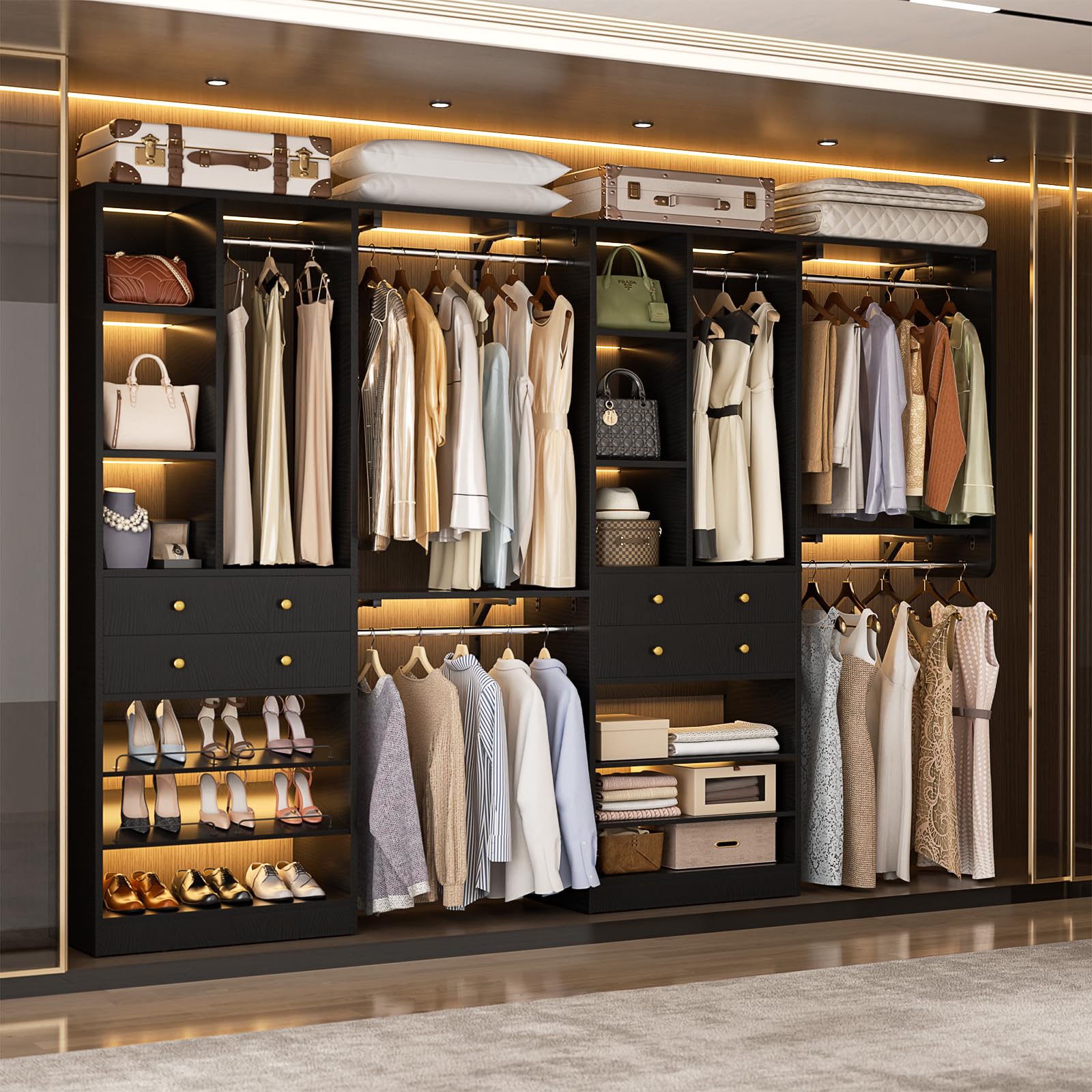 Closet System with Drawers (2 Count)