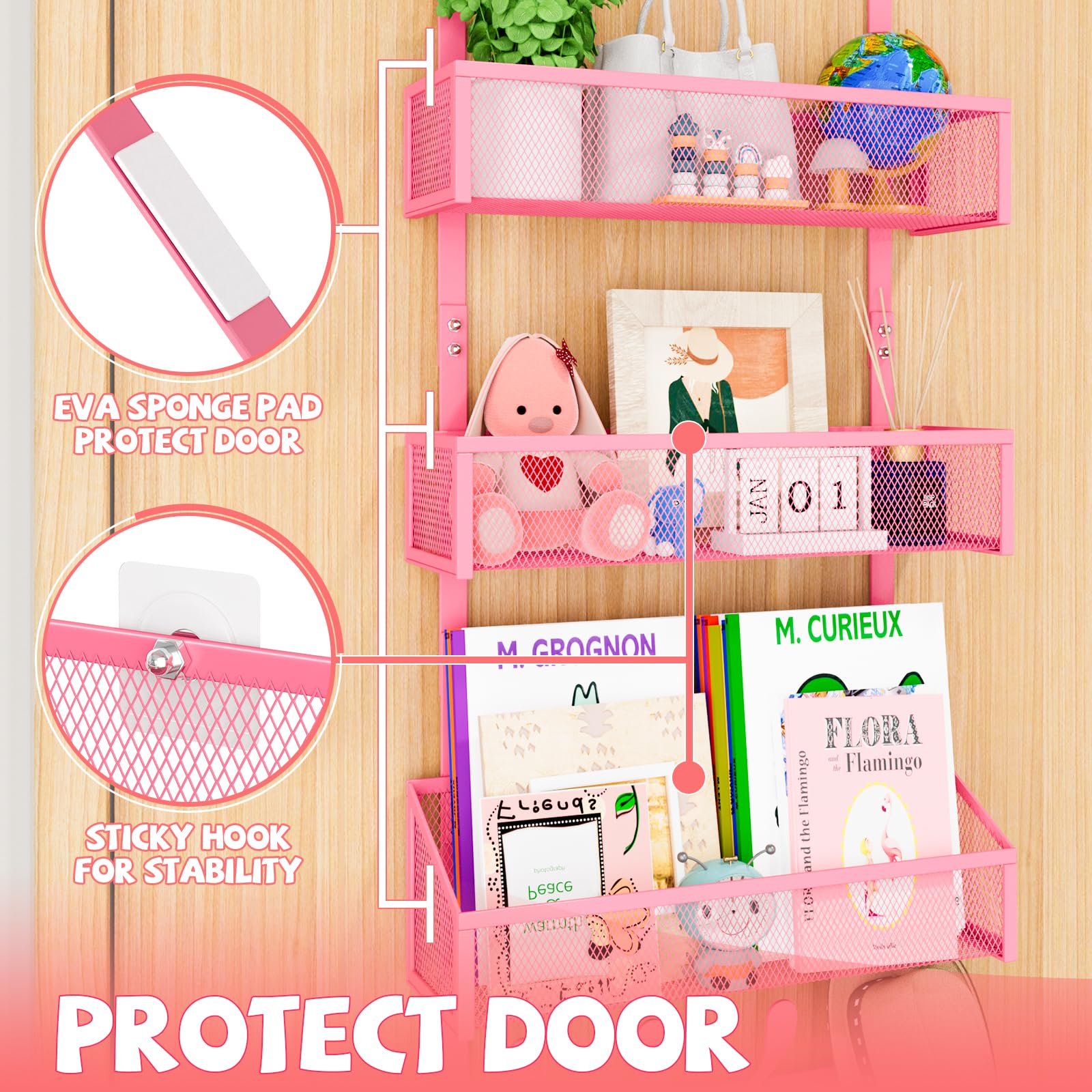 Over The Door Hooks Organizer