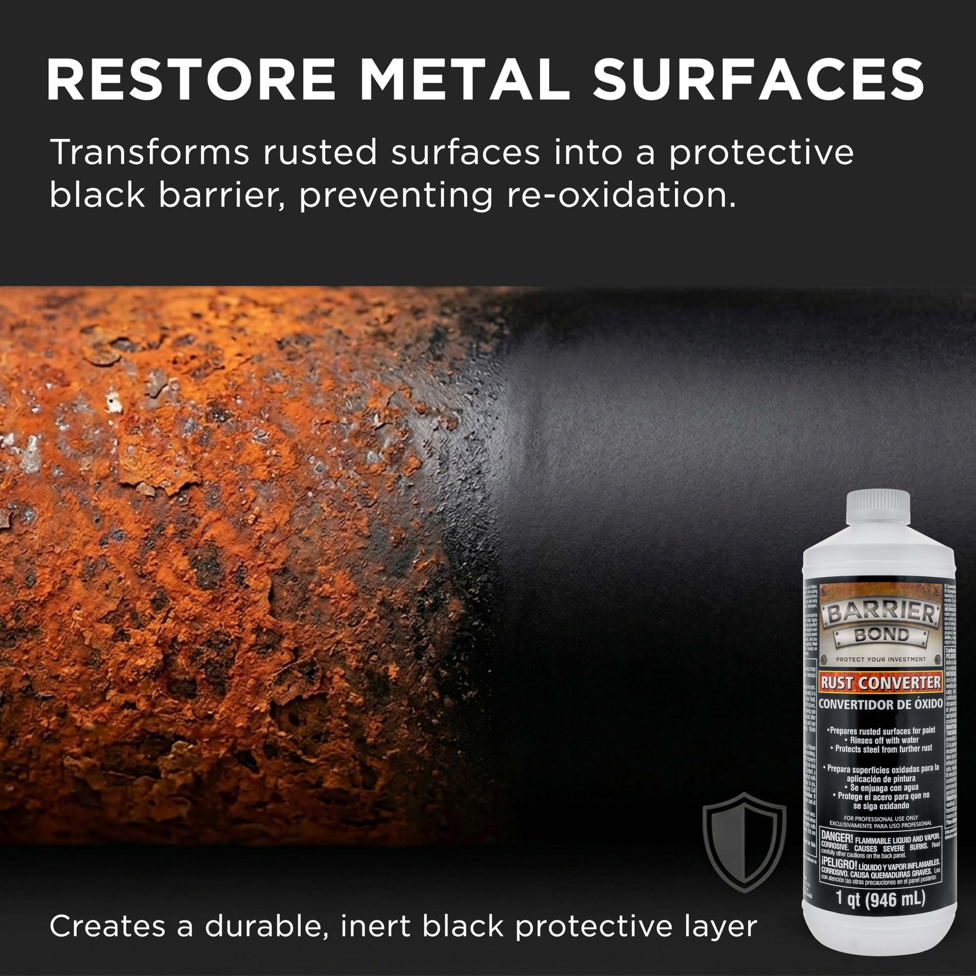 Barrier Bond Rust Converter & Metal Primer 1