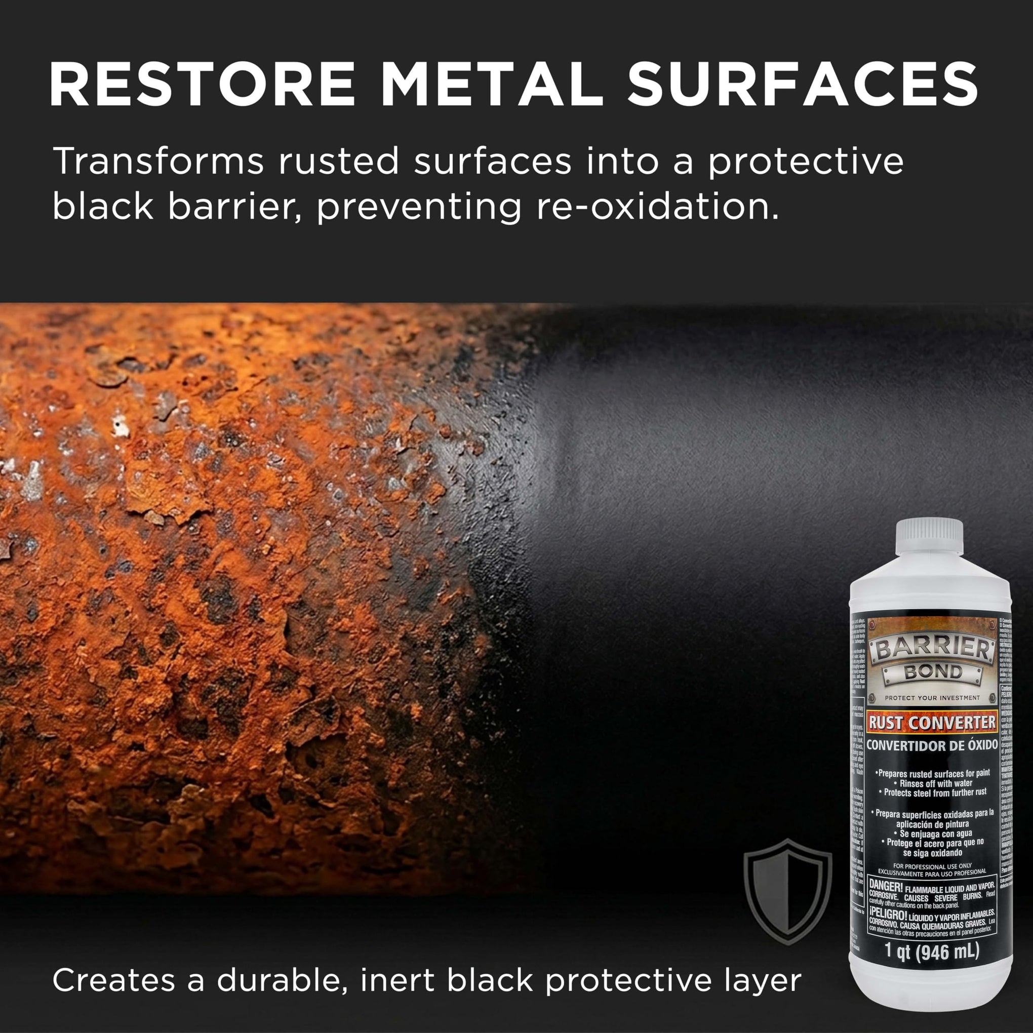 Barrier Bond Rust Converter & Metal Primer 1