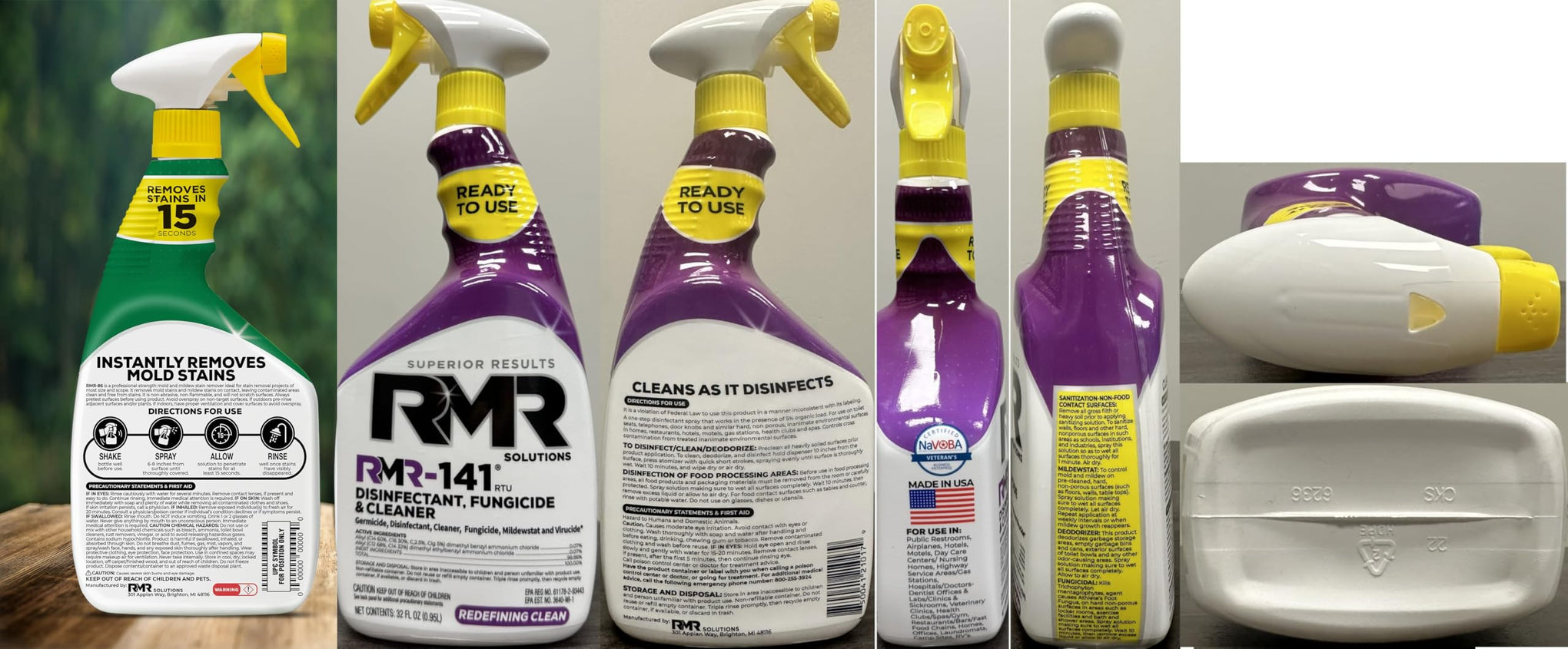 DIY Mold & Stain Remover Bundle (64 Fl Oz)