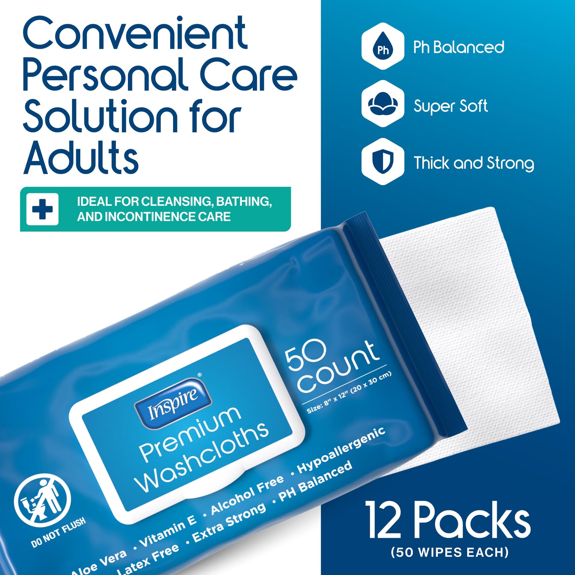 Adult Wet Wipes (600 Count)