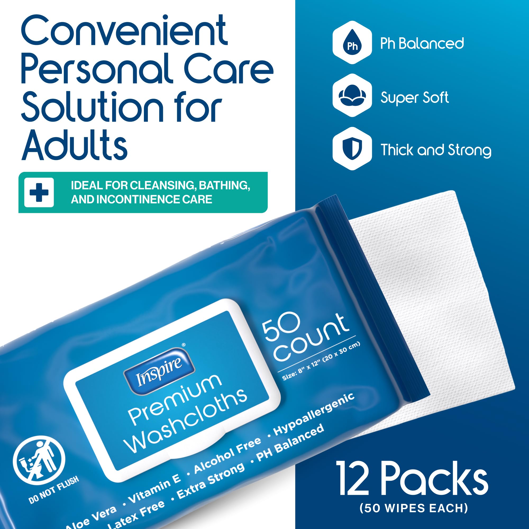 Adult Wet Wipes (600 Count)