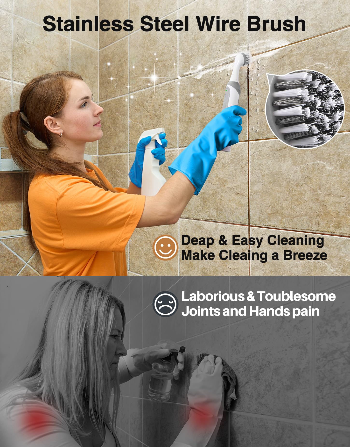 Cordless Spin Scrubber