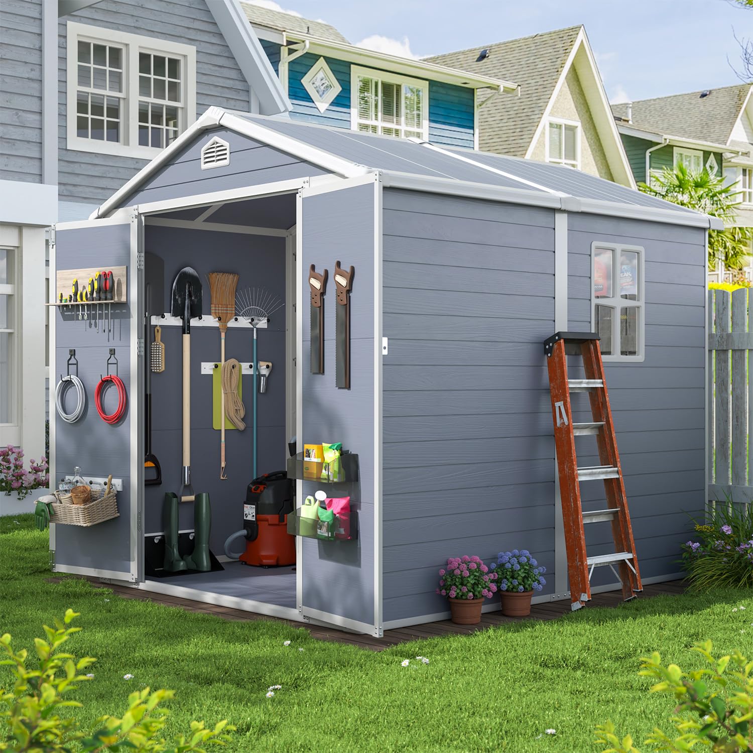 6x8 FT Outdoor Storage Shed