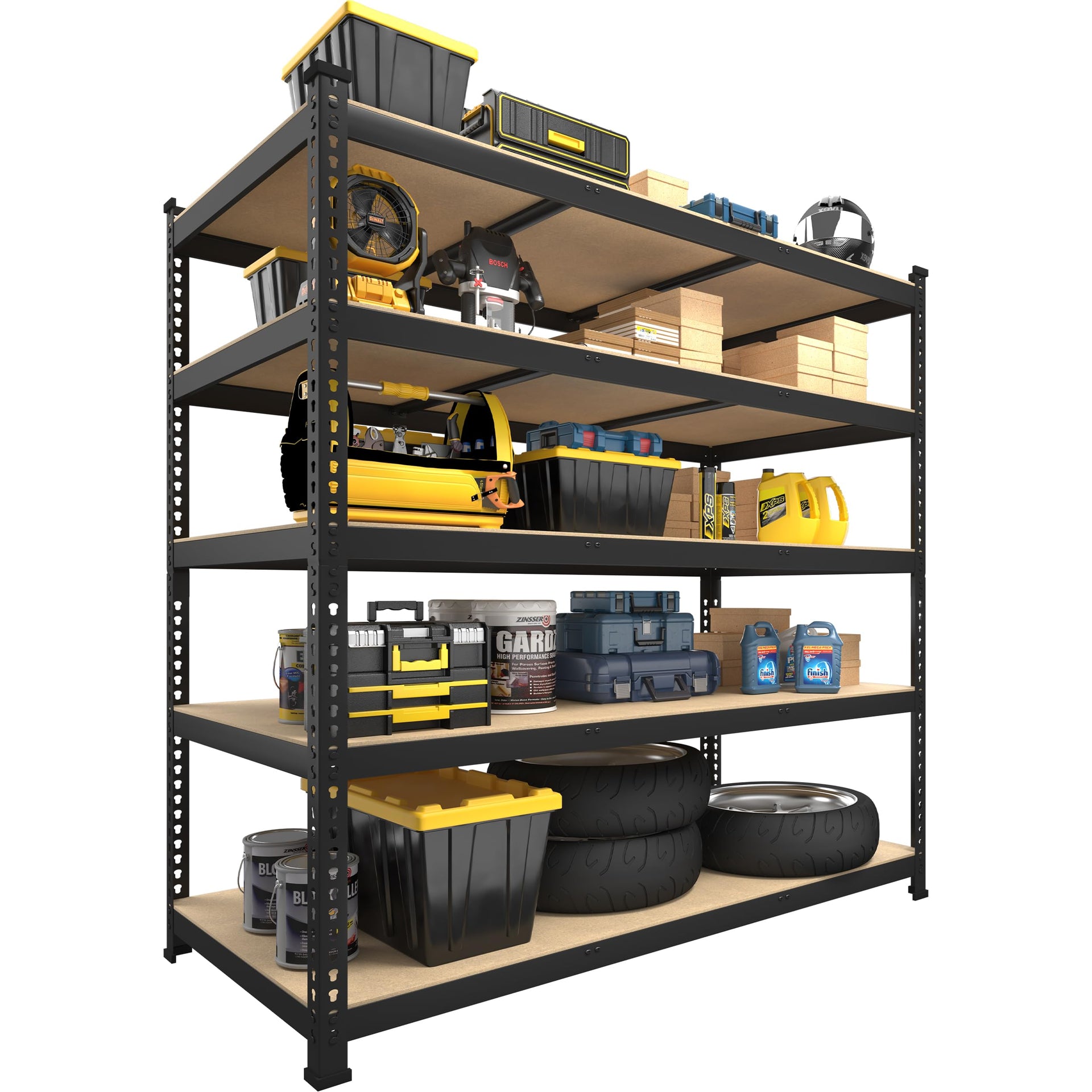 47"W x 18"D x 72"H Garage Storage Shelves