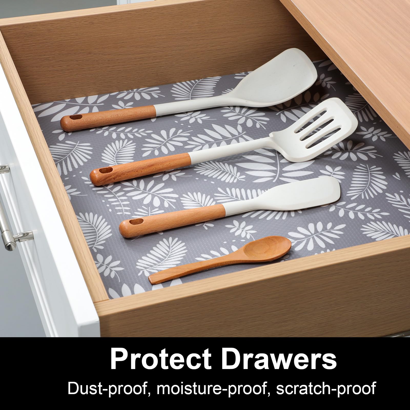 Shelf Liners for Kitchen Cabinets Waterproof & Oil