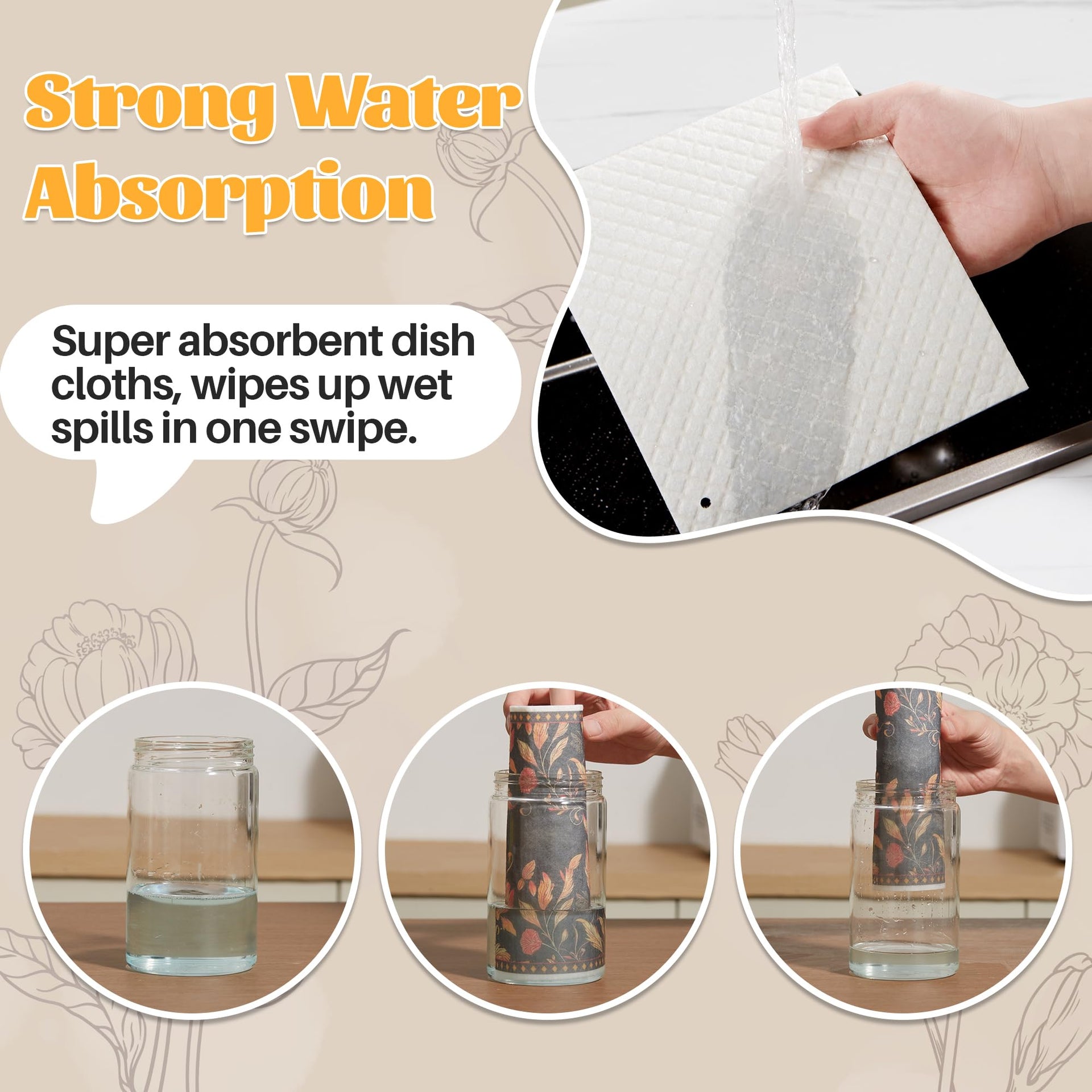12 Pack Decorate Cleaning Cloth (12 Count)