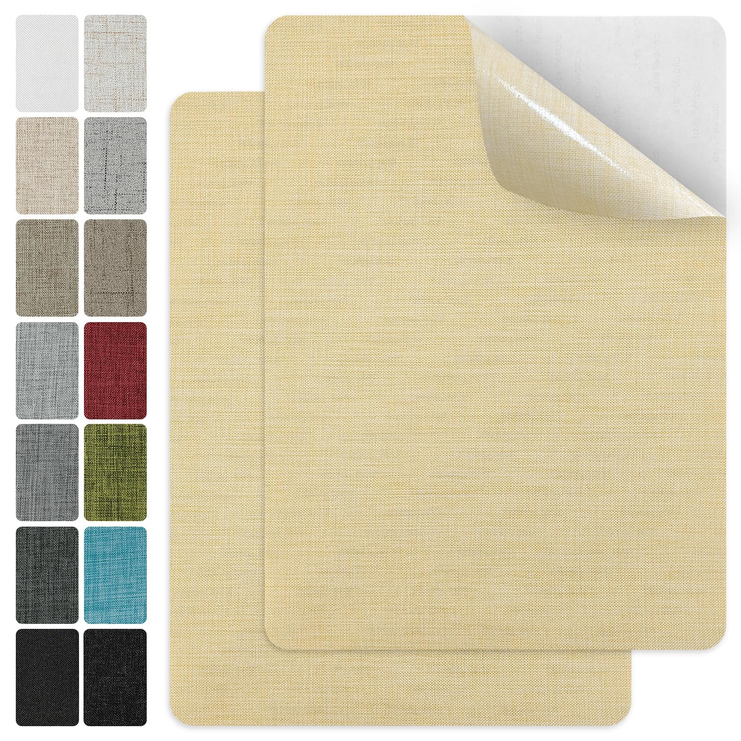 2Pcs Linen Repair Patches (2 Count)
