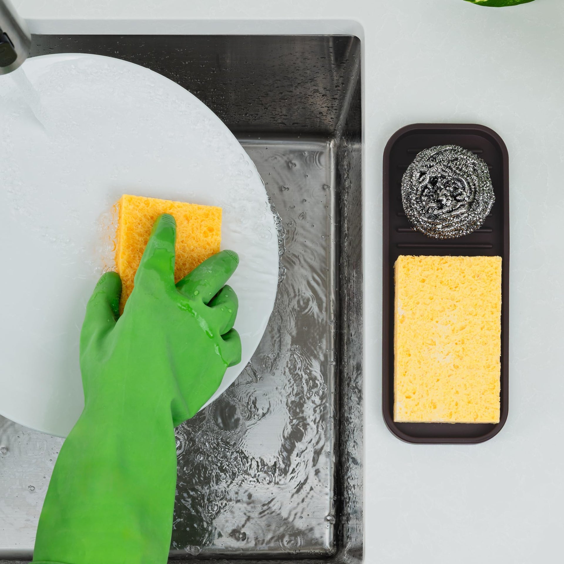 9x3.5 Silicone Sponge Holder for Kitchen Sink