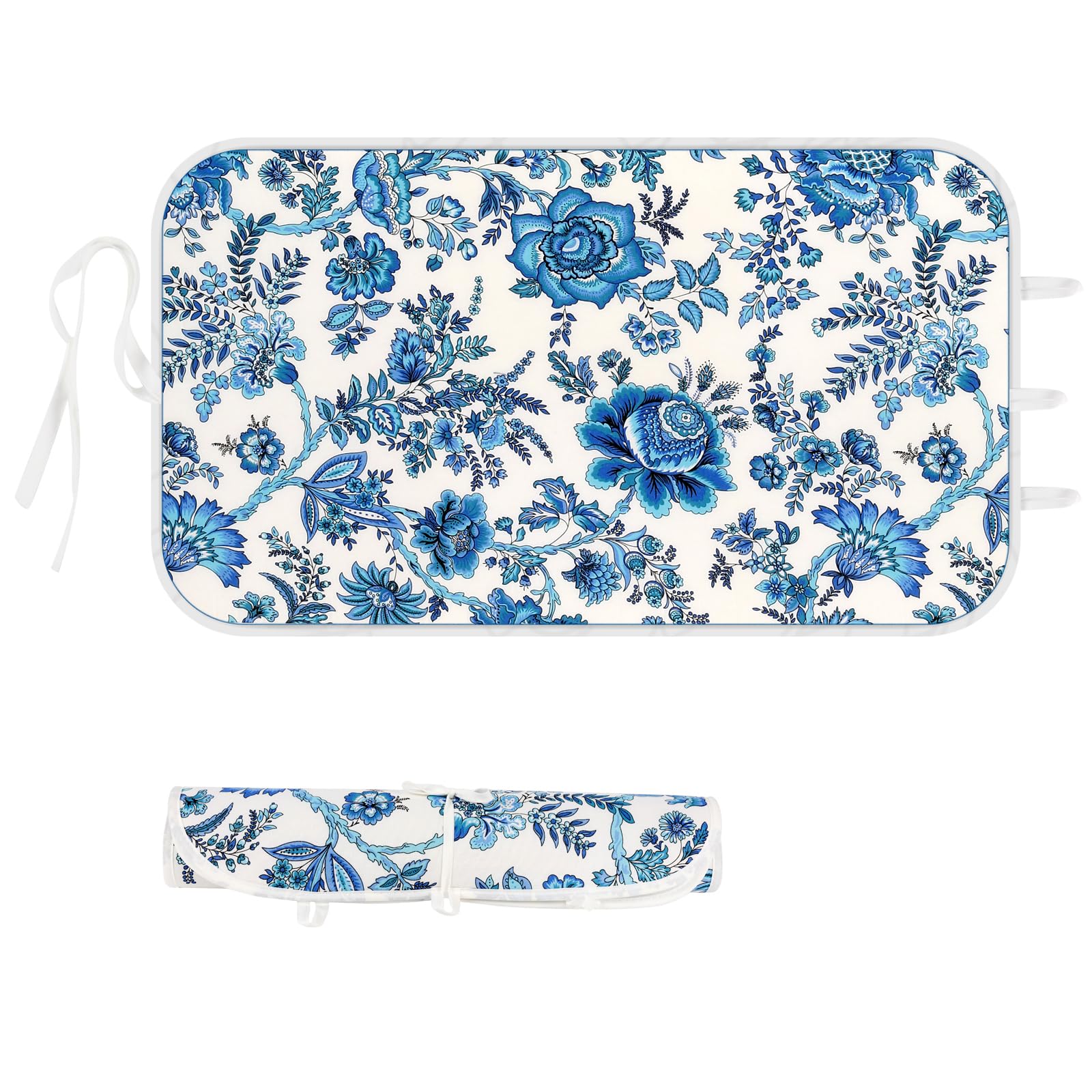 Ironing Mat Iron Anywhere Portable Ironing Pad with 3mm Padding for Steam Pressing on Tabletop or Bed