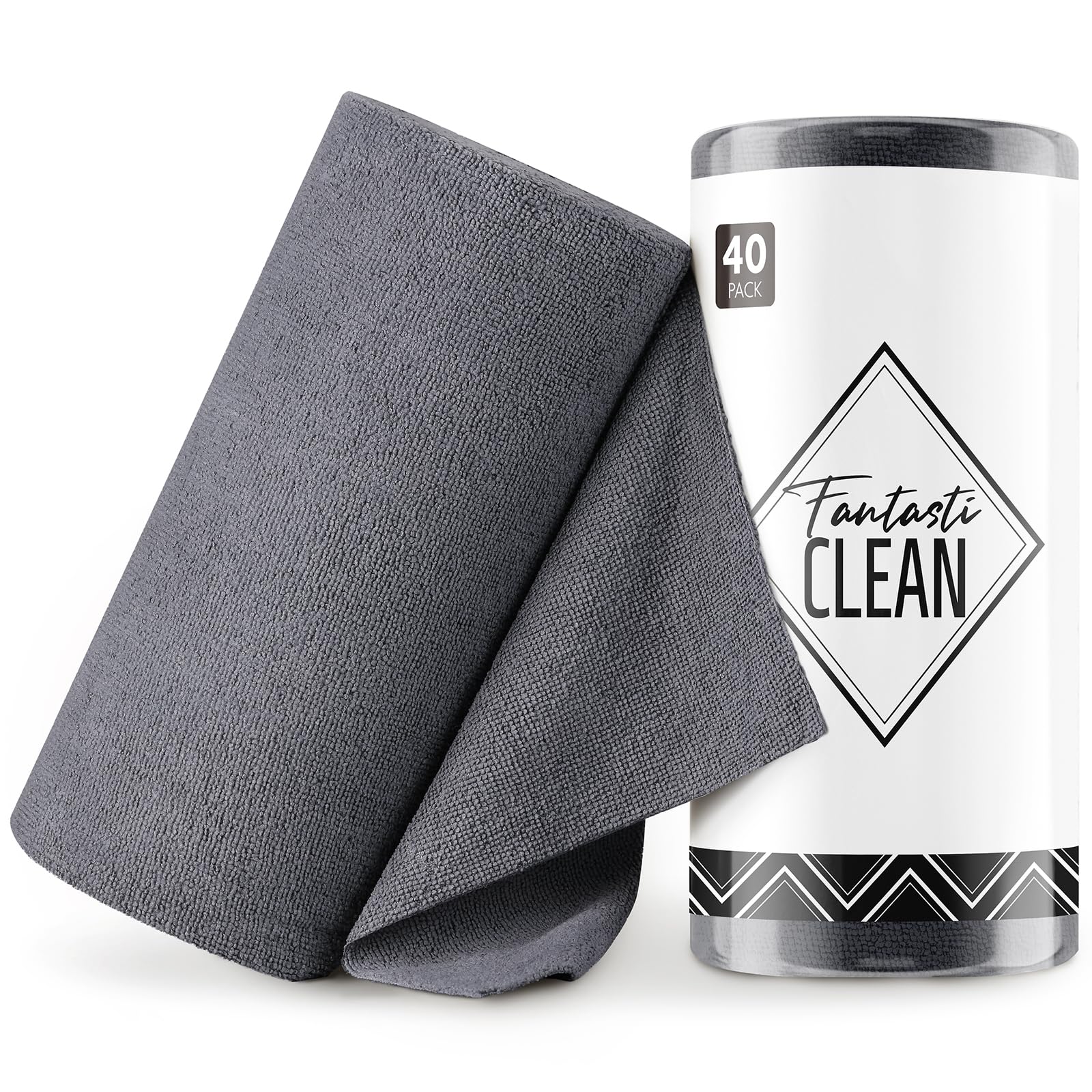Microfiber Cleaning Cloth Roll (40 Count) - ModHome Supplies