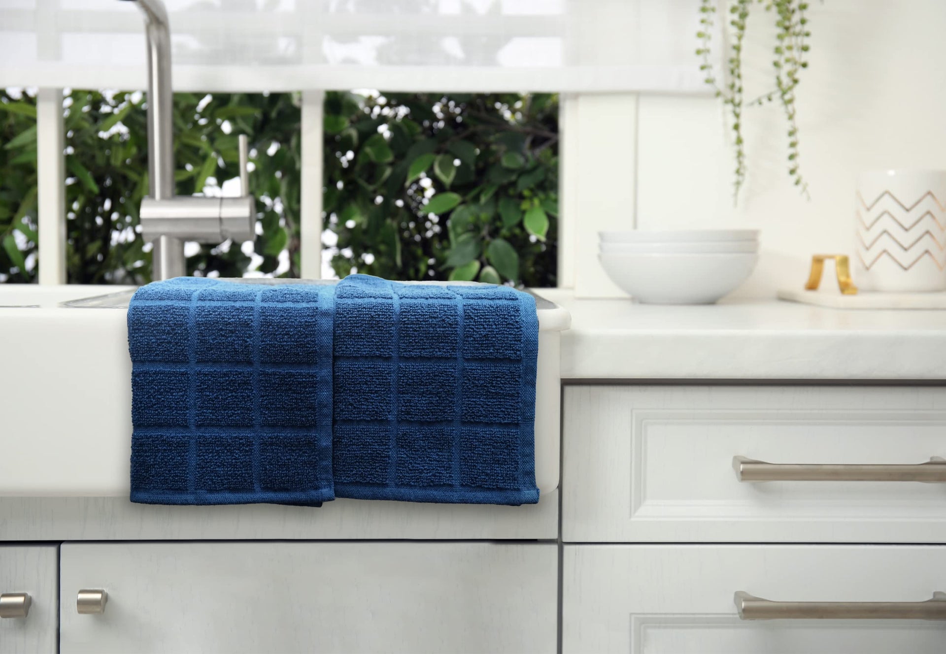 100% Cotton Terry Dish Cloth & Dish Towel (6 Count)