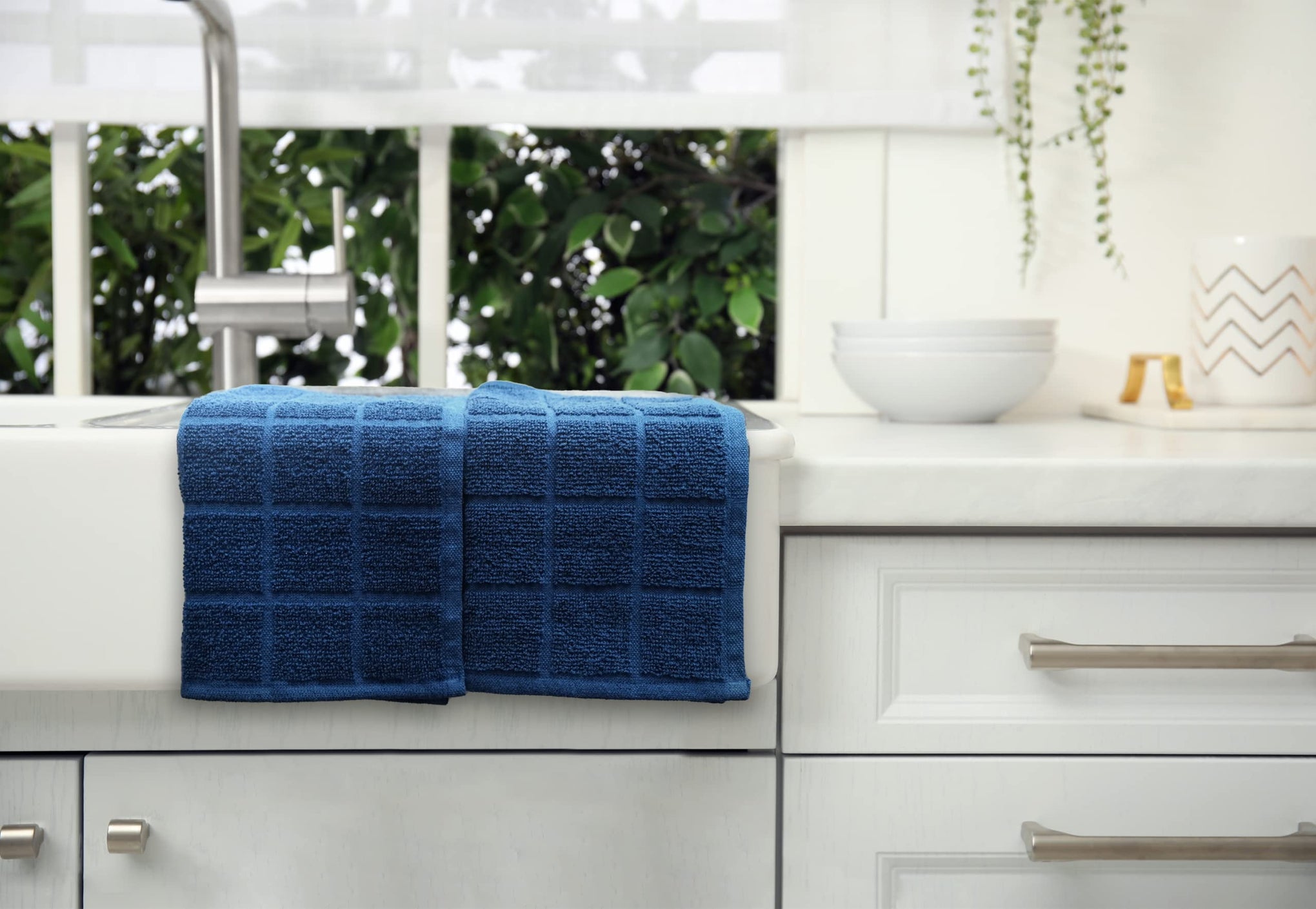 100% Cotton Terry Dish Cloth & Dish Towel (6 Count)