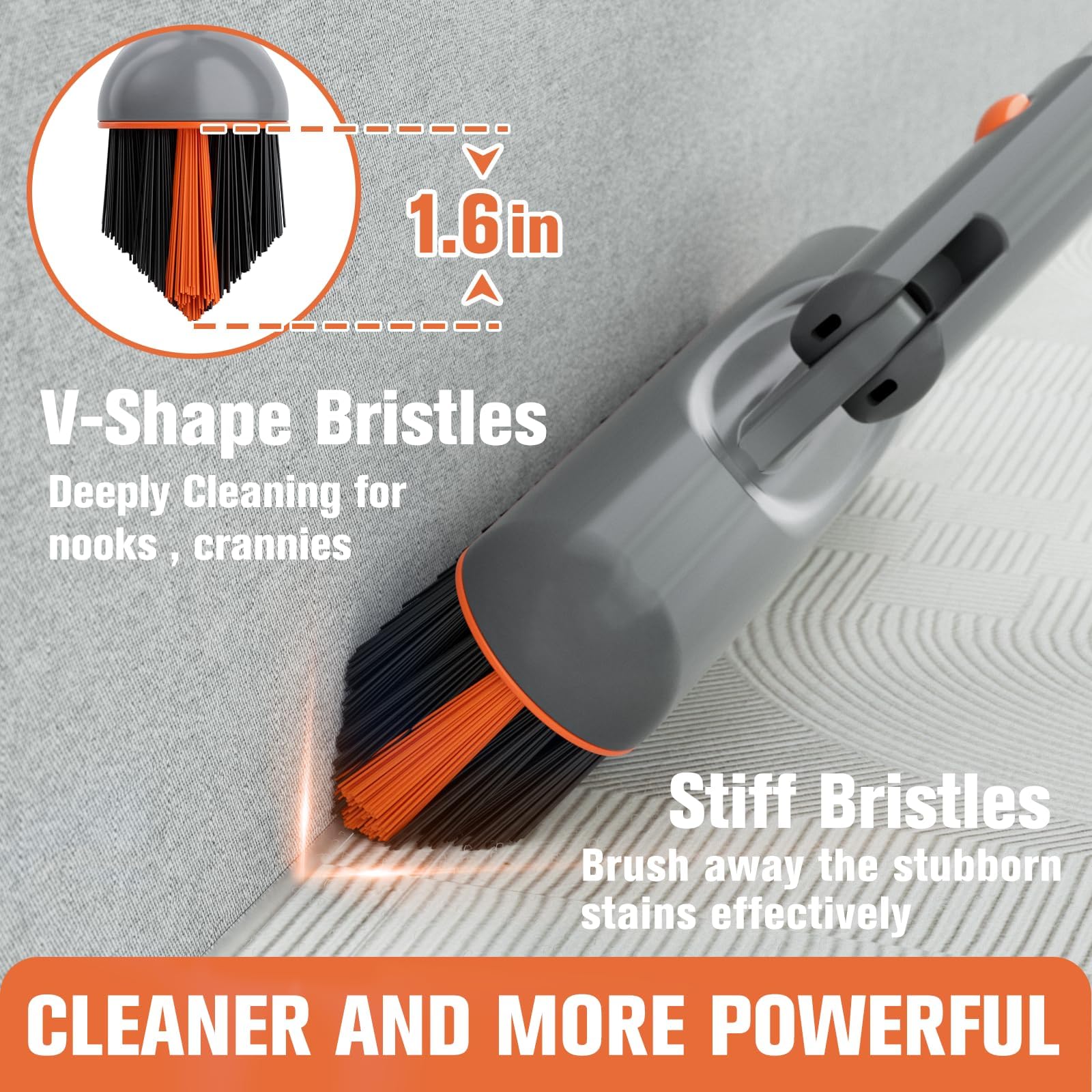 Grout Brush with Long Handle