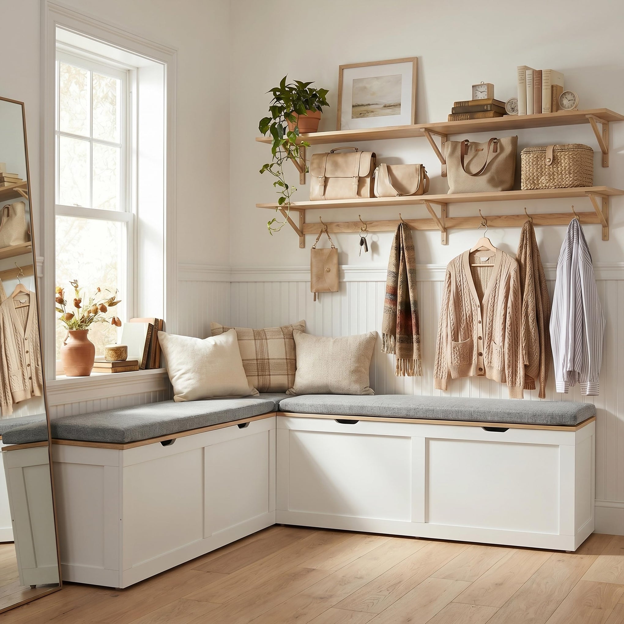 63” Breakfast Nook Bench
