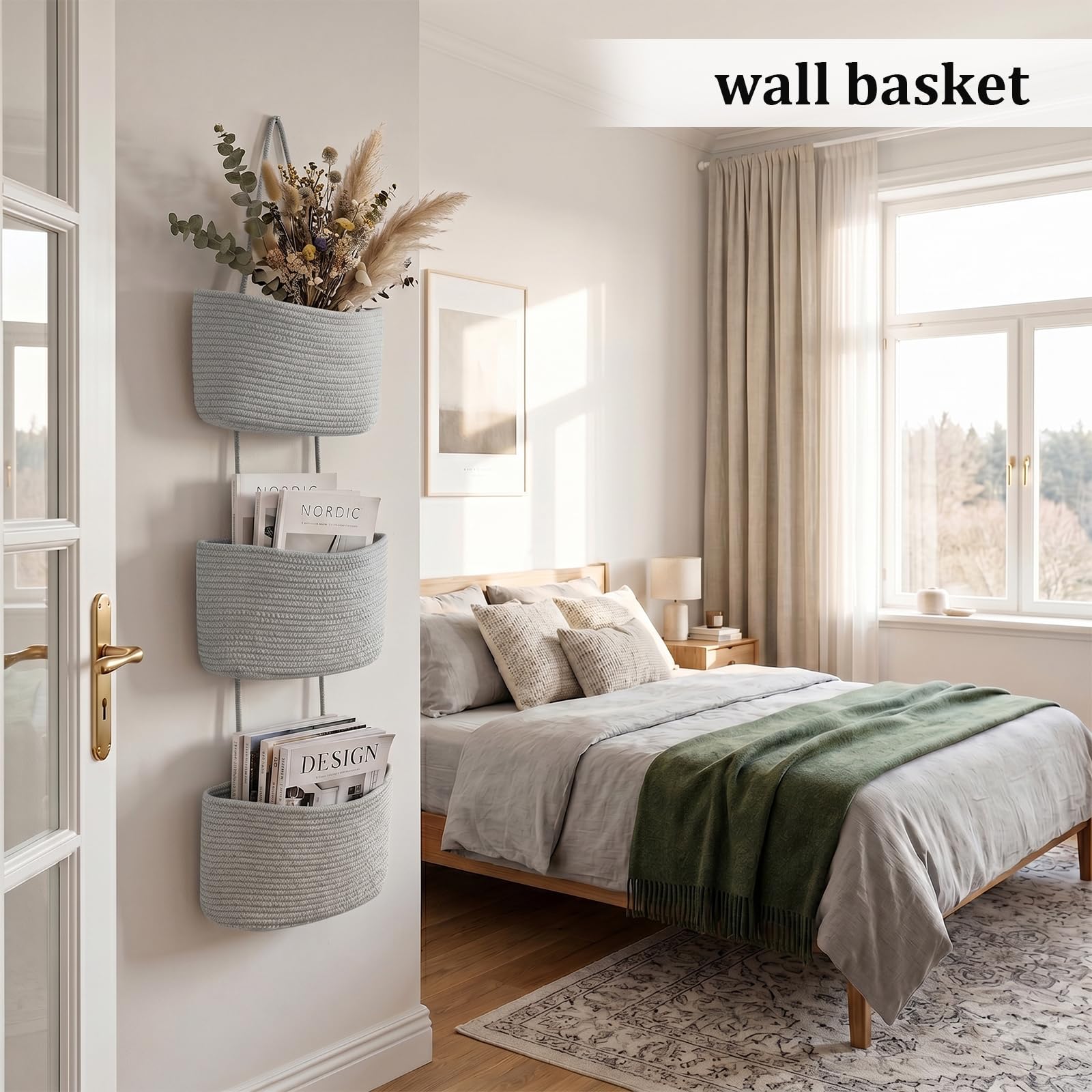 Over the Door Hanging Basket (3 Count)