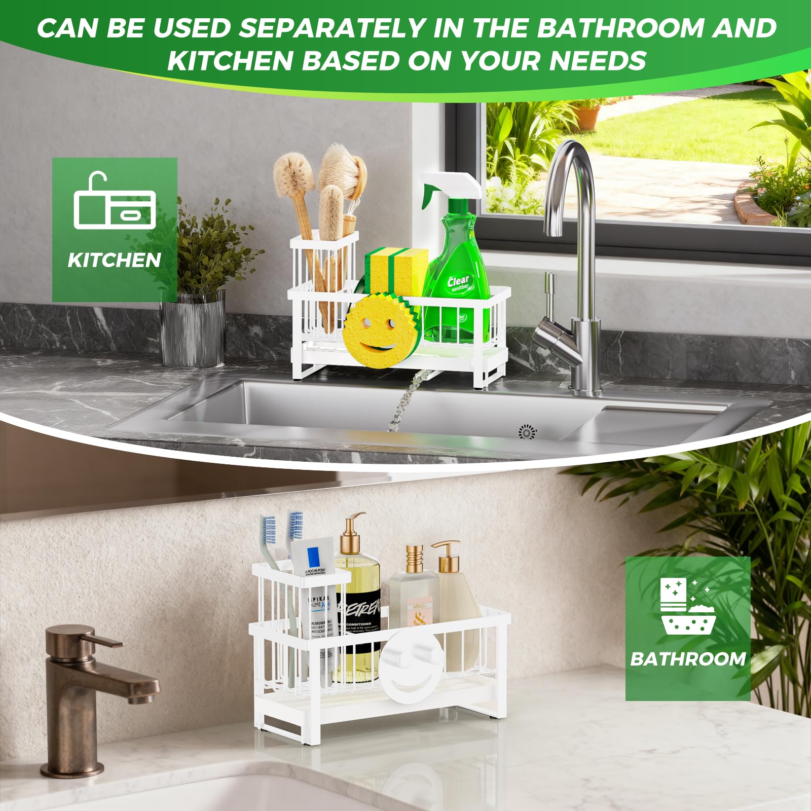 Sponge Holder for Kitchen Sink