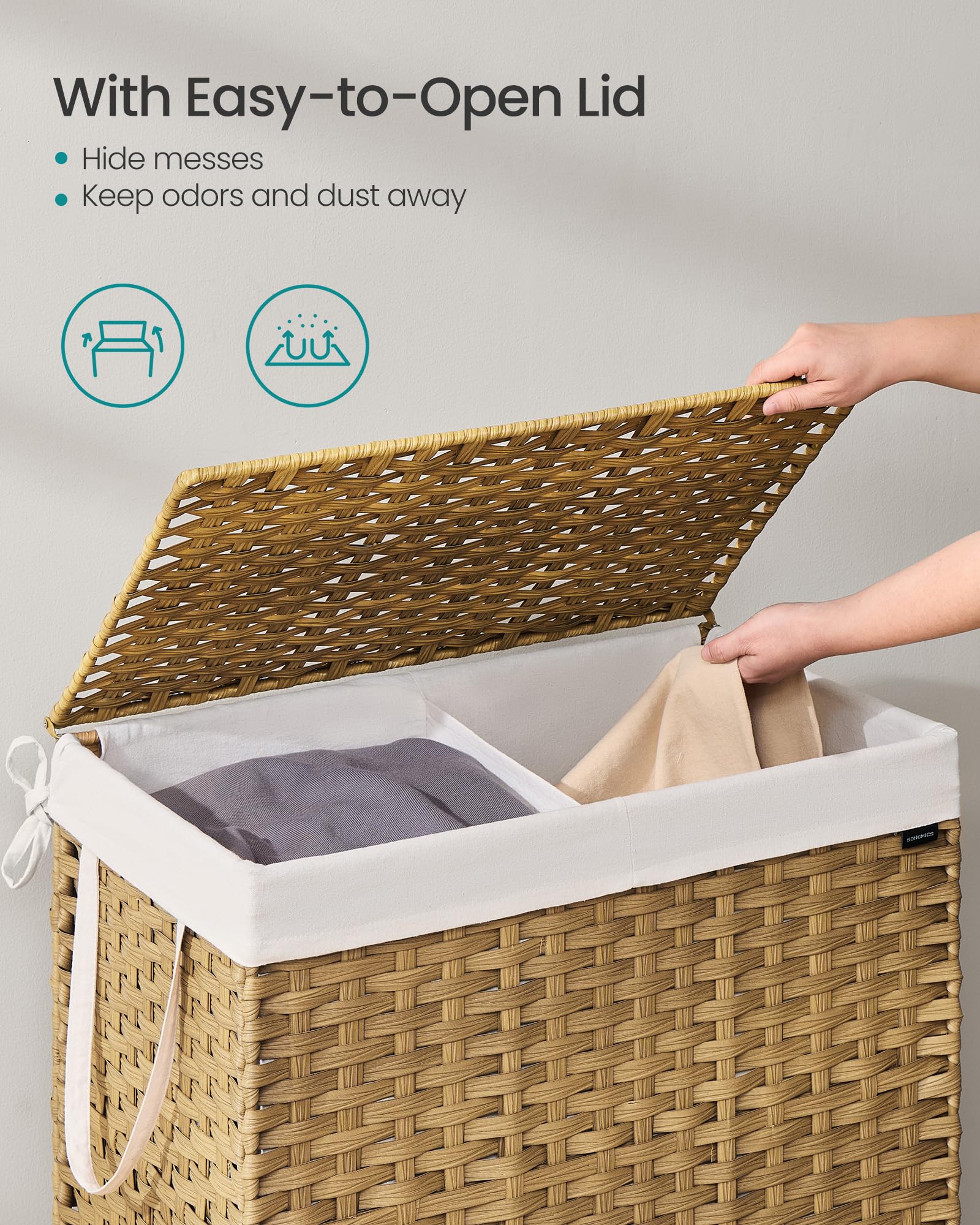 Laundry Hamper with Lid