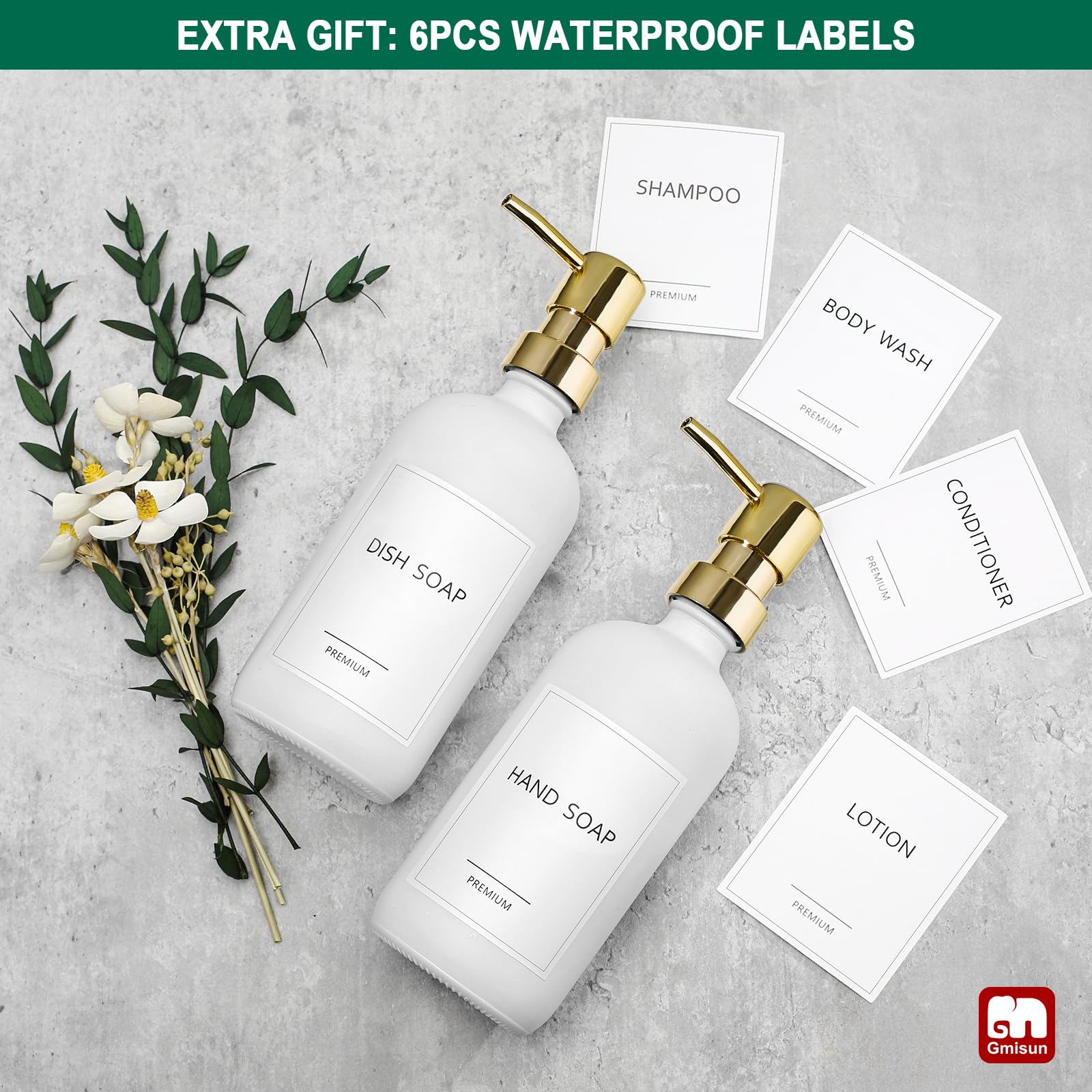 White Soap Dispenser (2 Count)