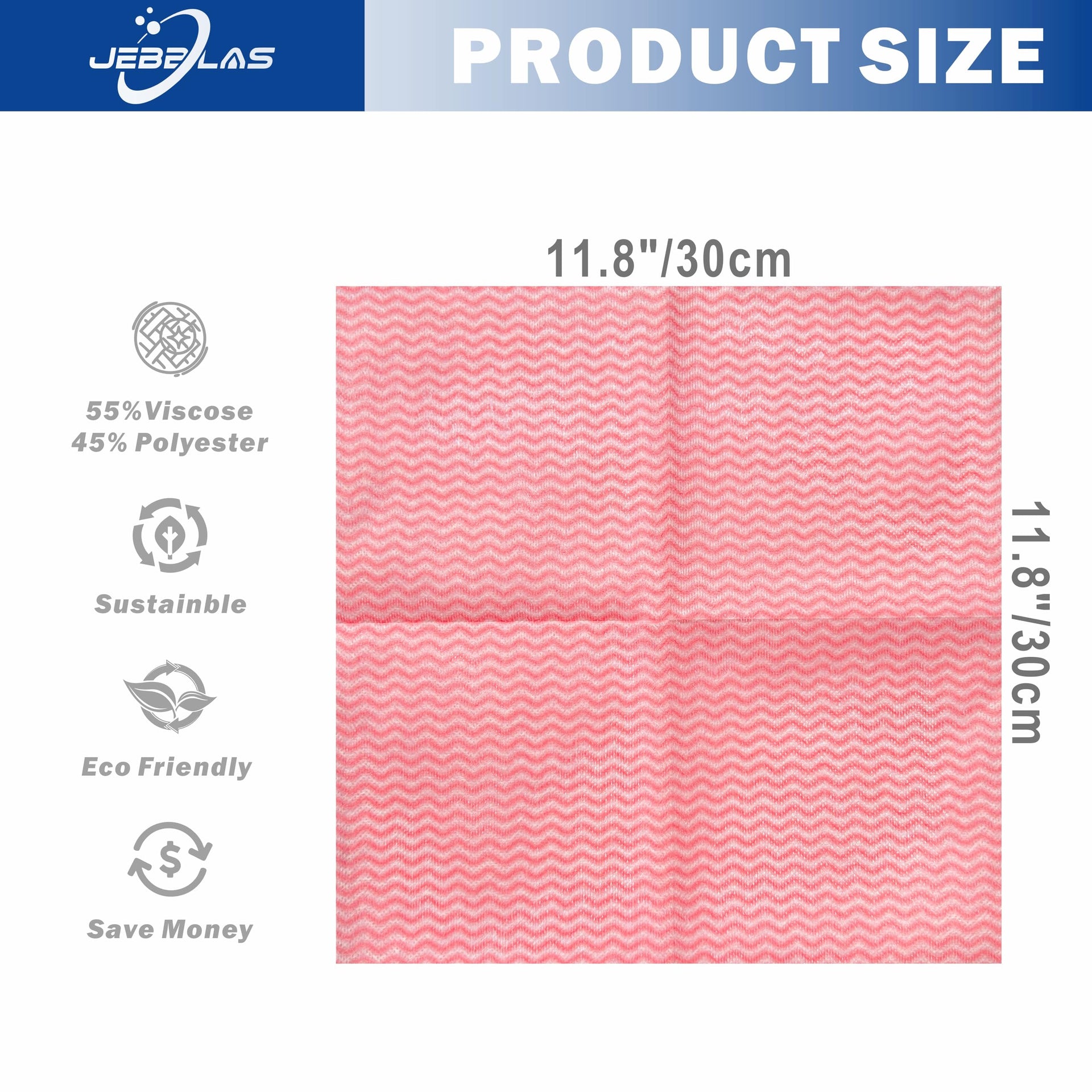Handi Wipes Reusable Cloths Dry Cleaning Cloths Dish Towel Kitchen Towel Handy Cleaning Wipes (50 Count)