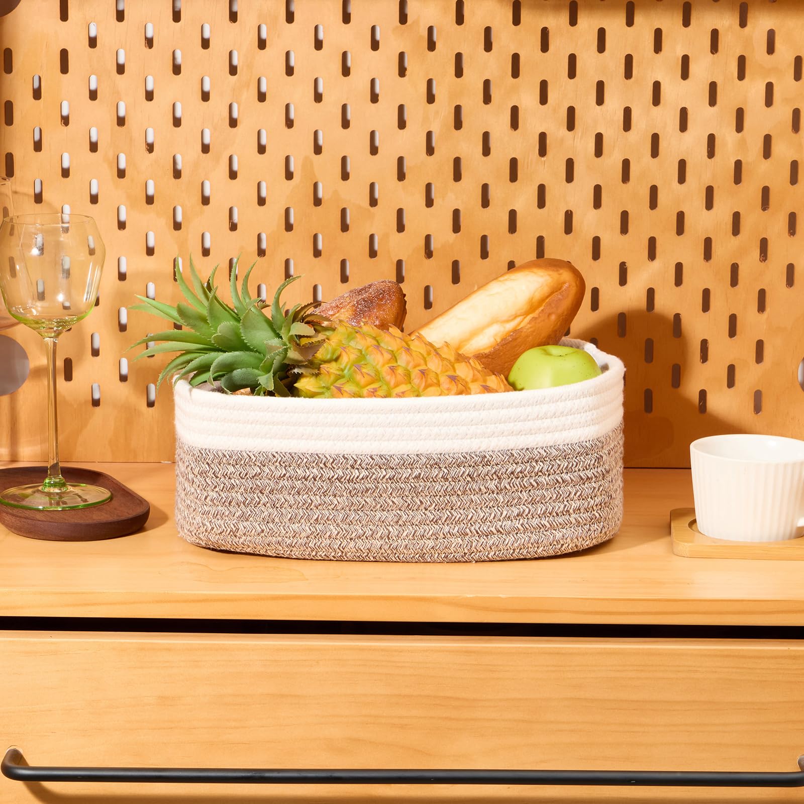Small Storage Baskets for Organizing (4 Count)
