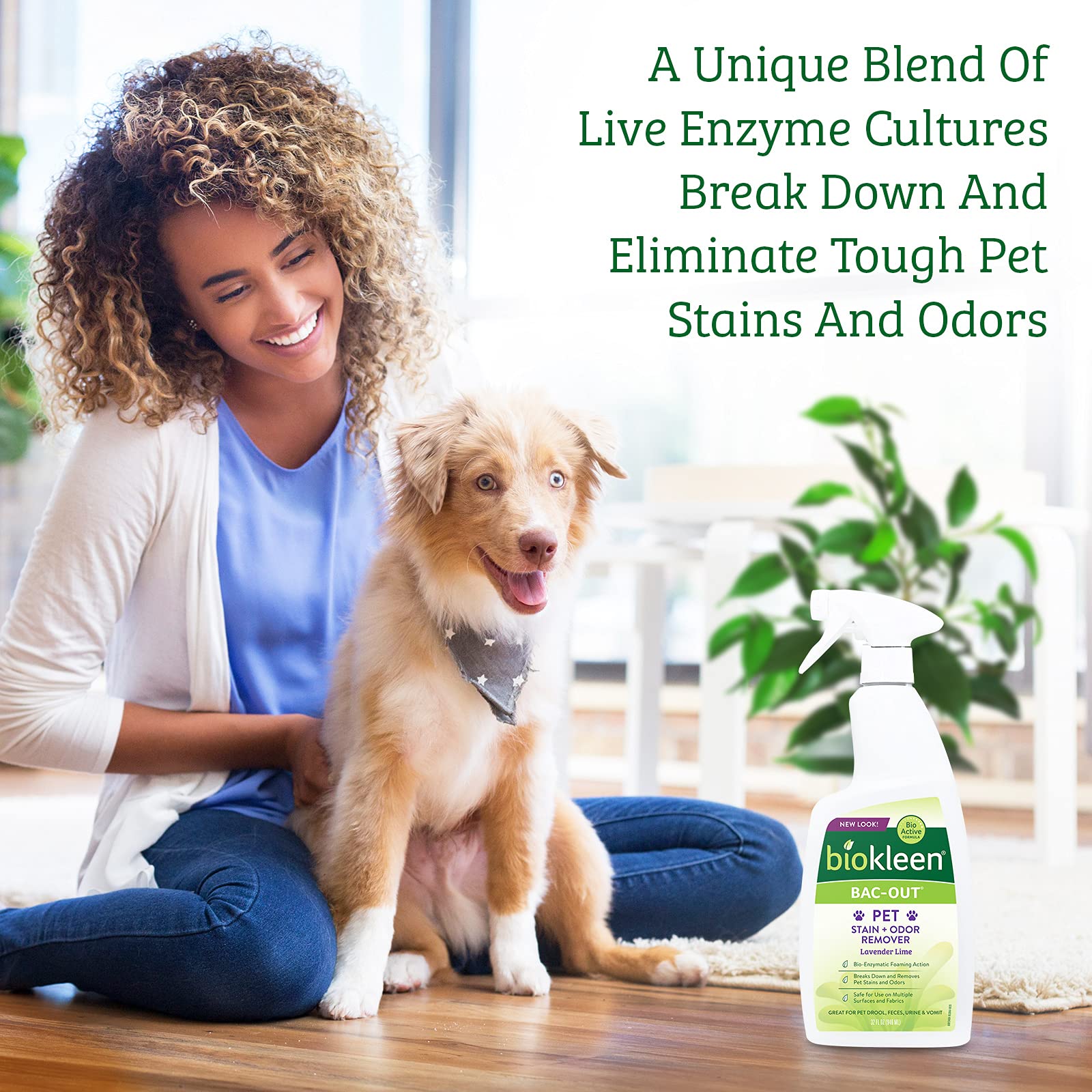 Bac Out Pet Urine Odor Eliminator (64 Fl Oz)