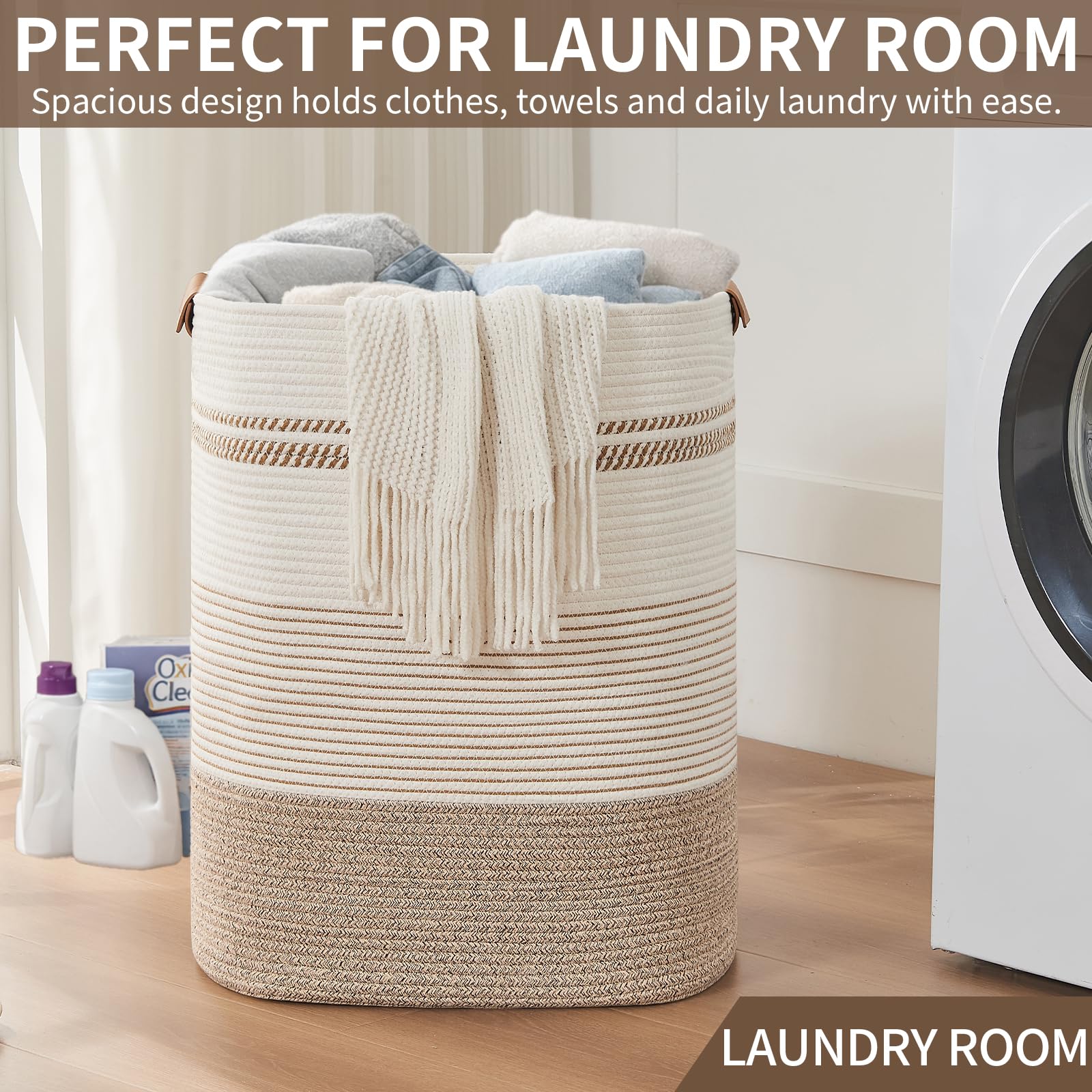 Laundry Basket with Handles