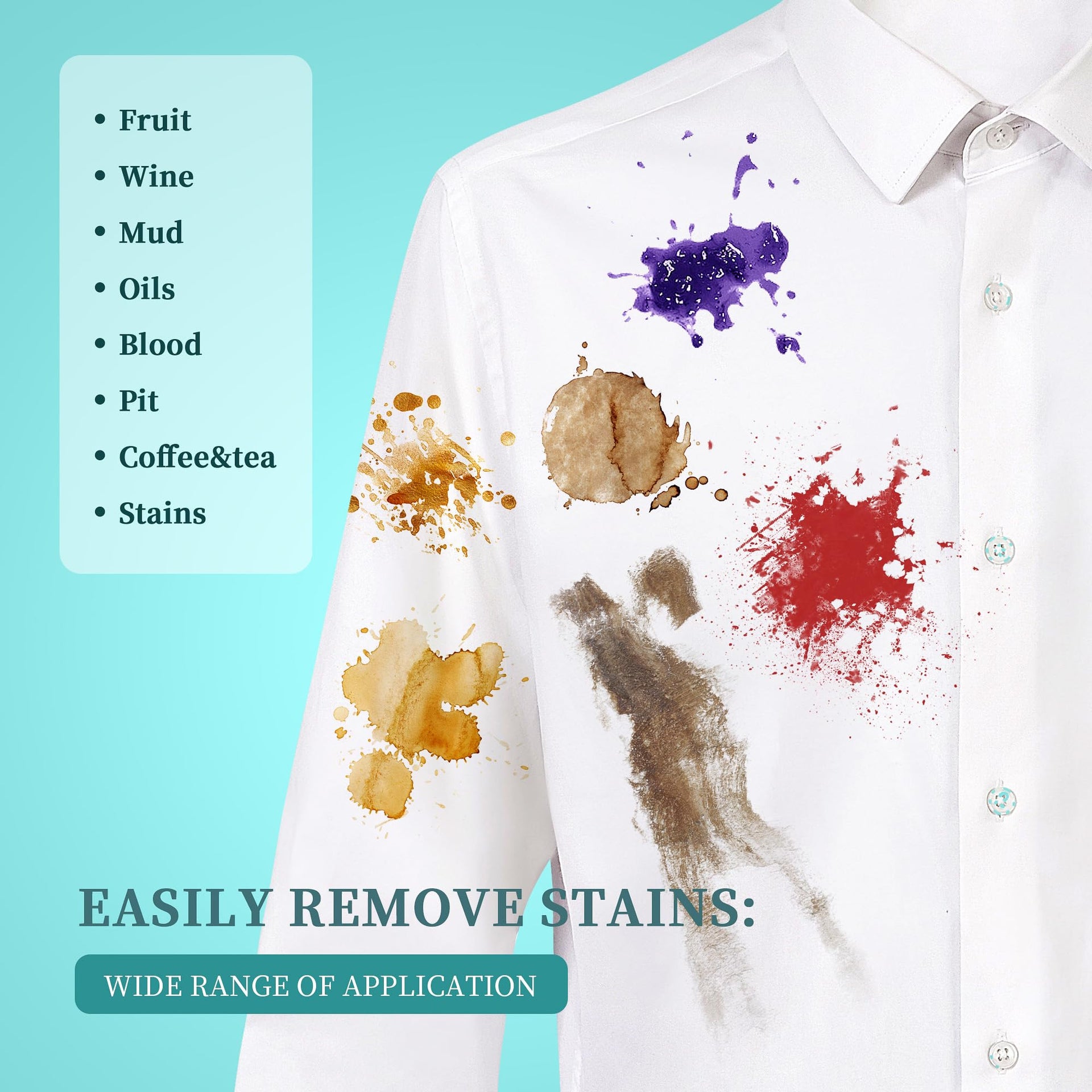 2PCS Laundry Stain Brush (2 Count)