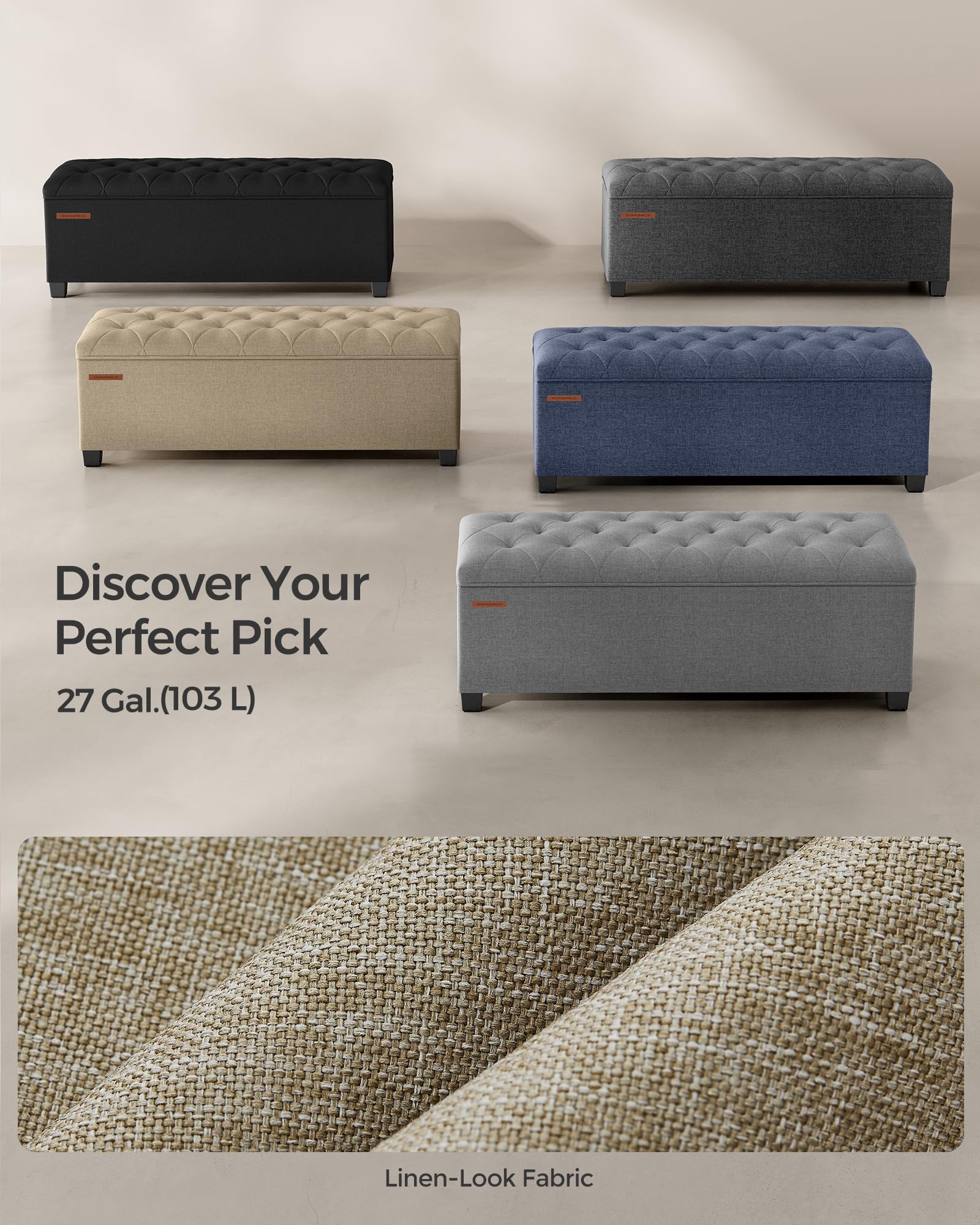 Storage Ottoman Bench