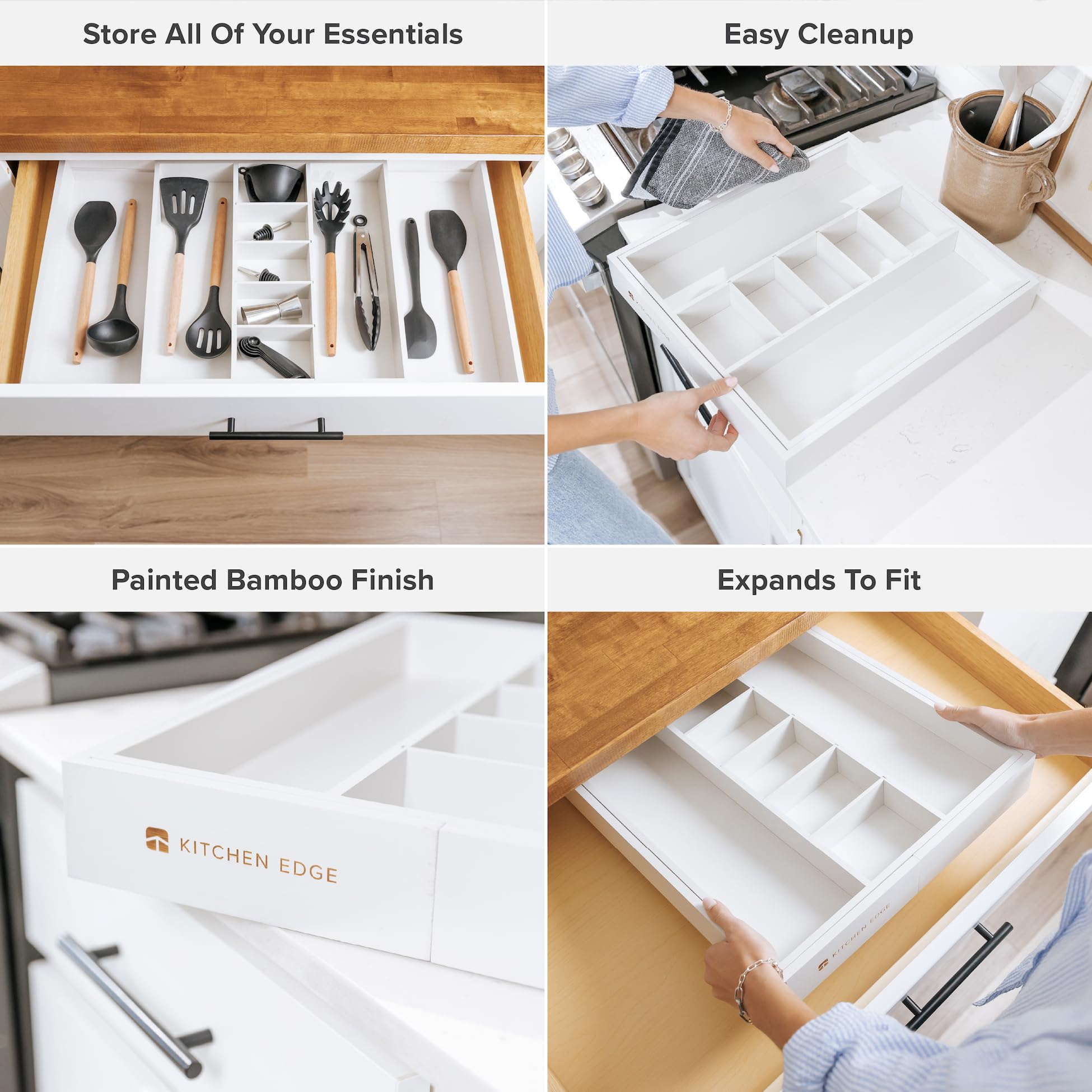 Utensil & Junk Drawer Organizer