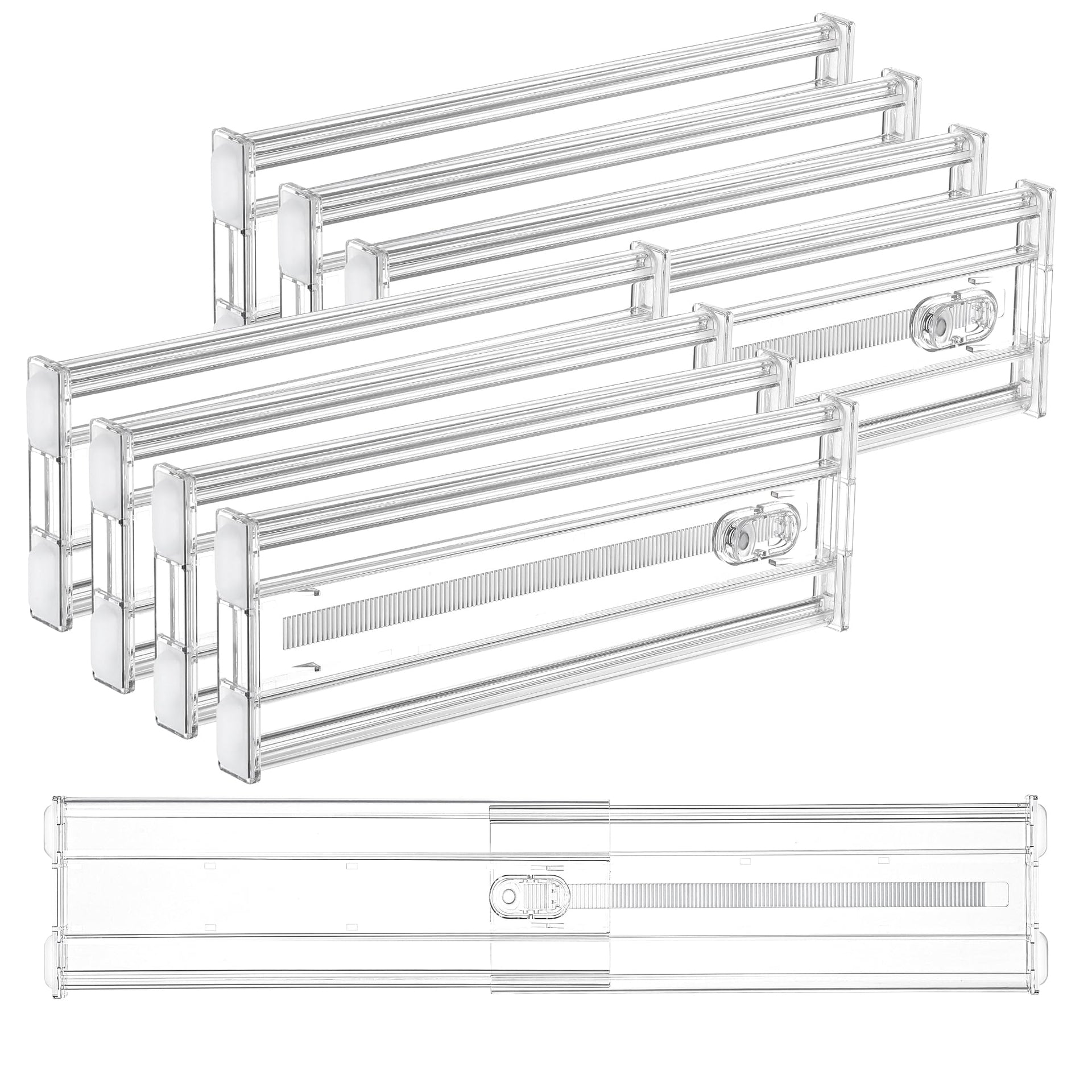 4" Regular Upgrade Drawer Dividers for Clothes (8 Count)