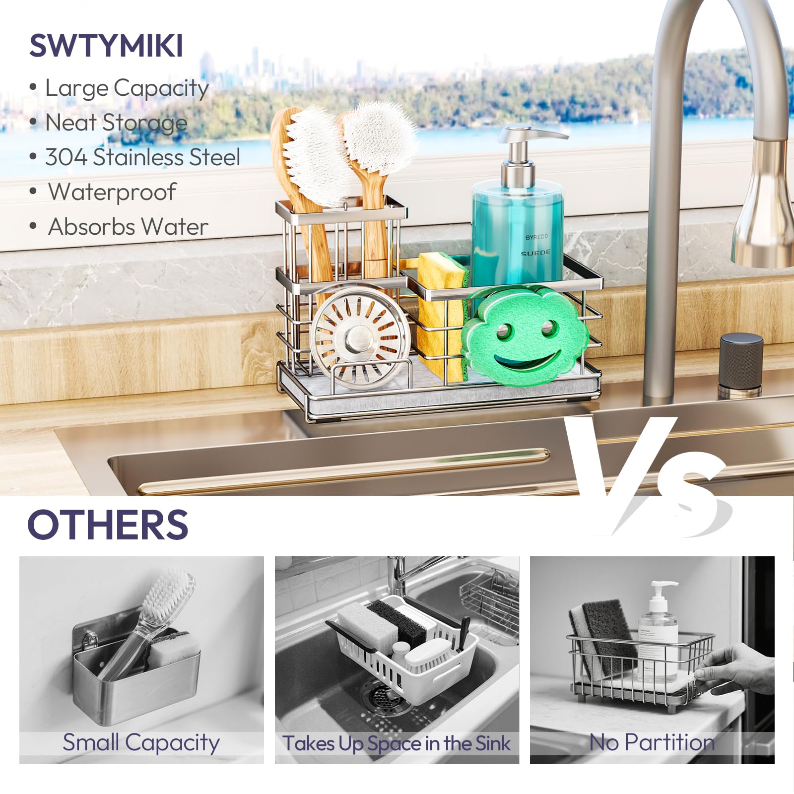 Kitchen Sink Caddy Organizer