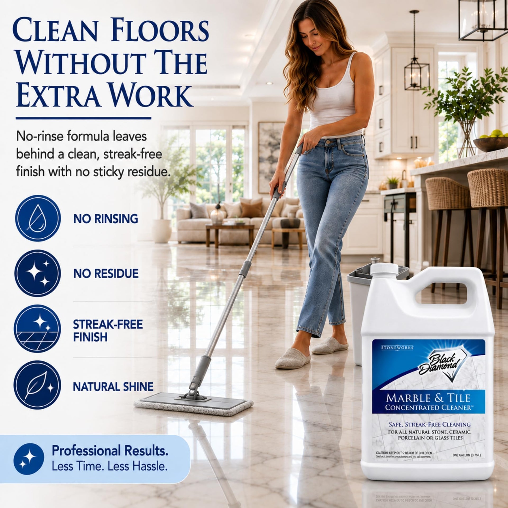 Marble & Tile Floor Cleaner Concentrate (512 Fl Oz)