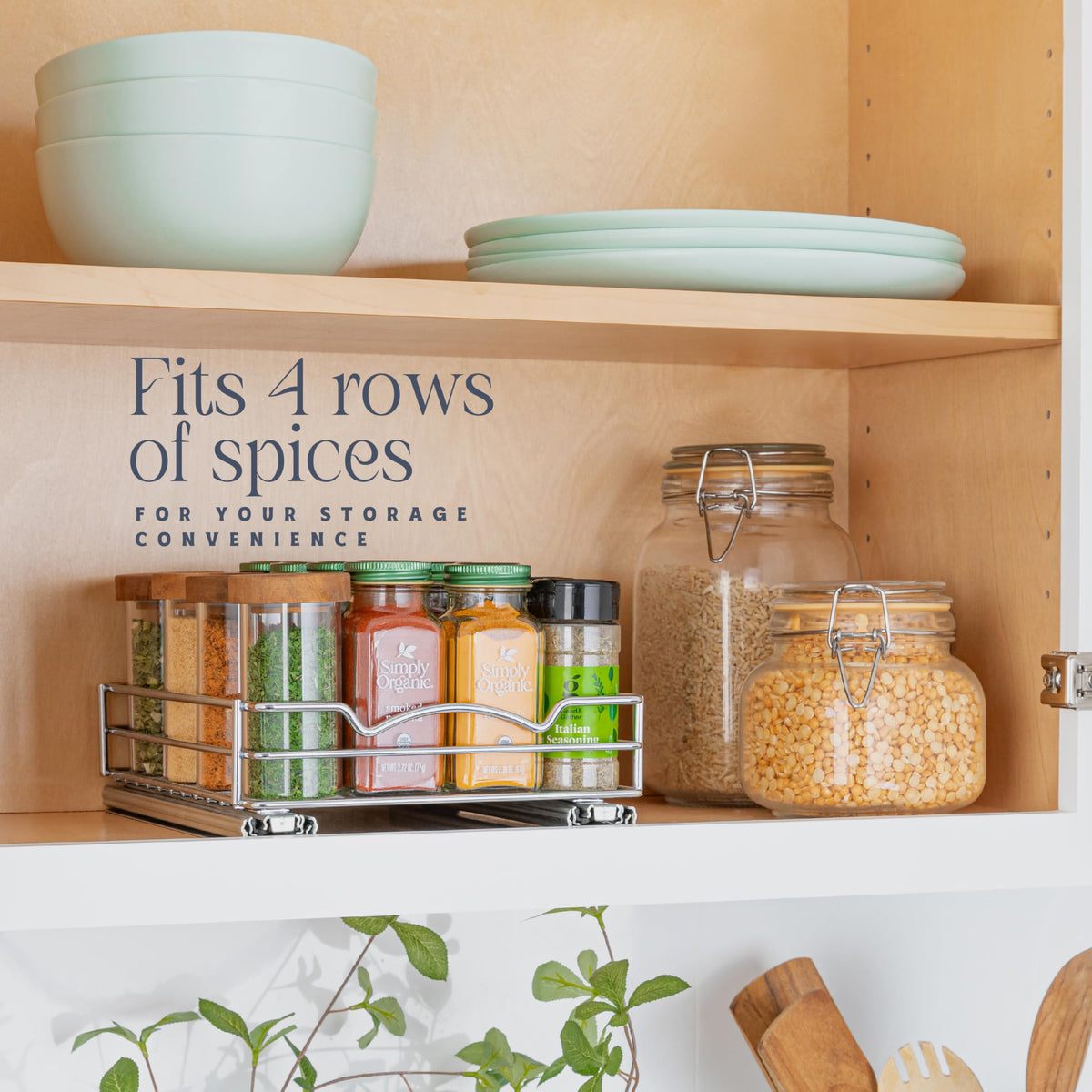 Pull Out Cabinet Organizer for Spices