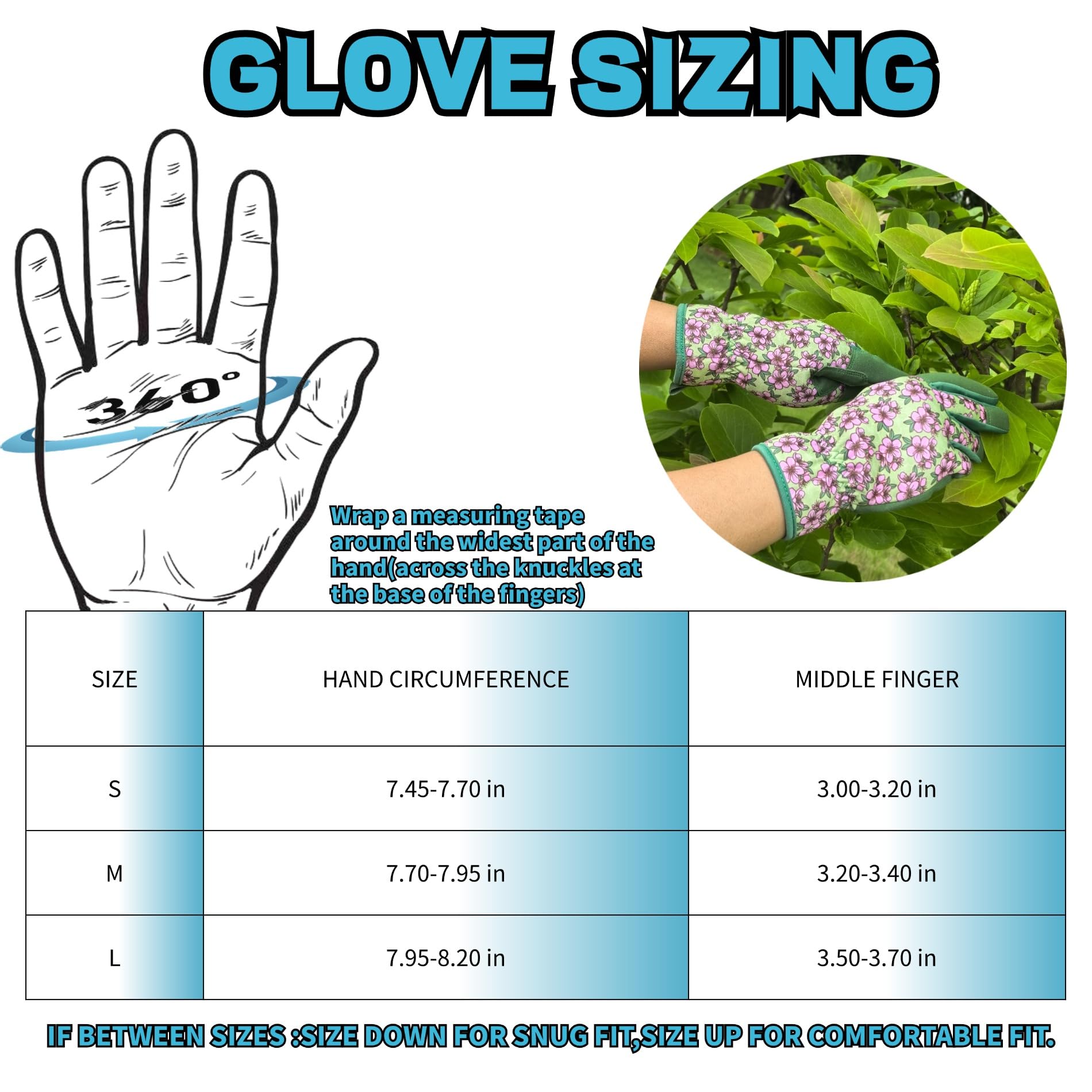 Spandex&Synthetic Leather Gardening Gloves