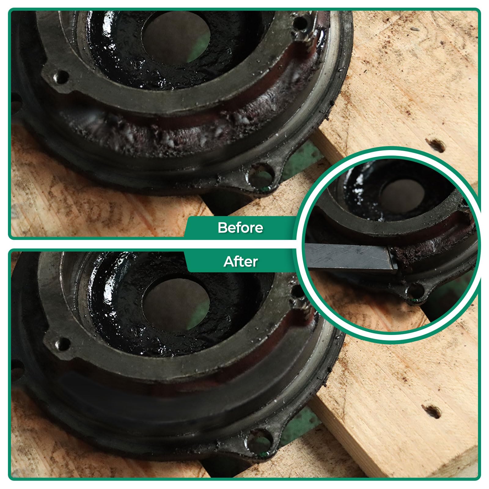 2PCS Carbide Scraper Set