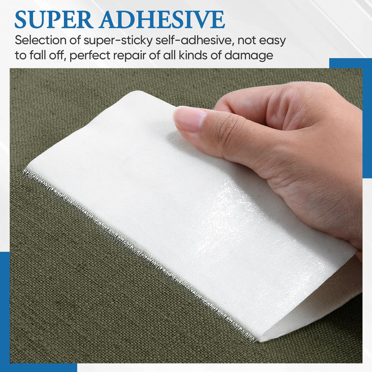Canvas Repair Patch 5.5 x 8 Inches 6Pcs Self (6 Count)