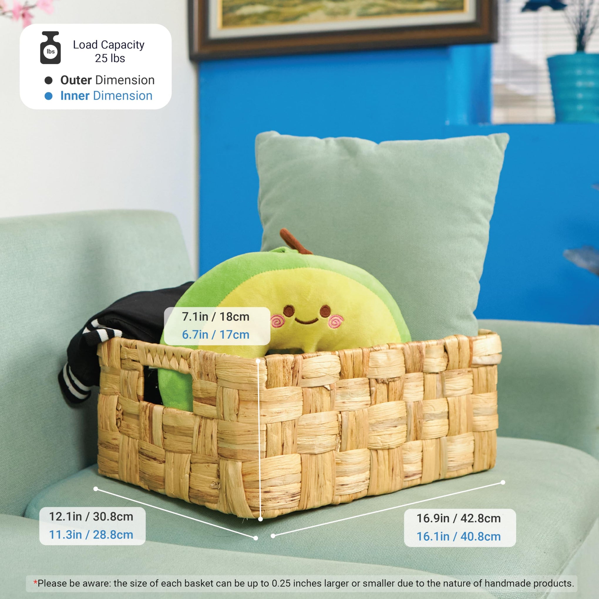 Jumbo Wicker Storage Basket