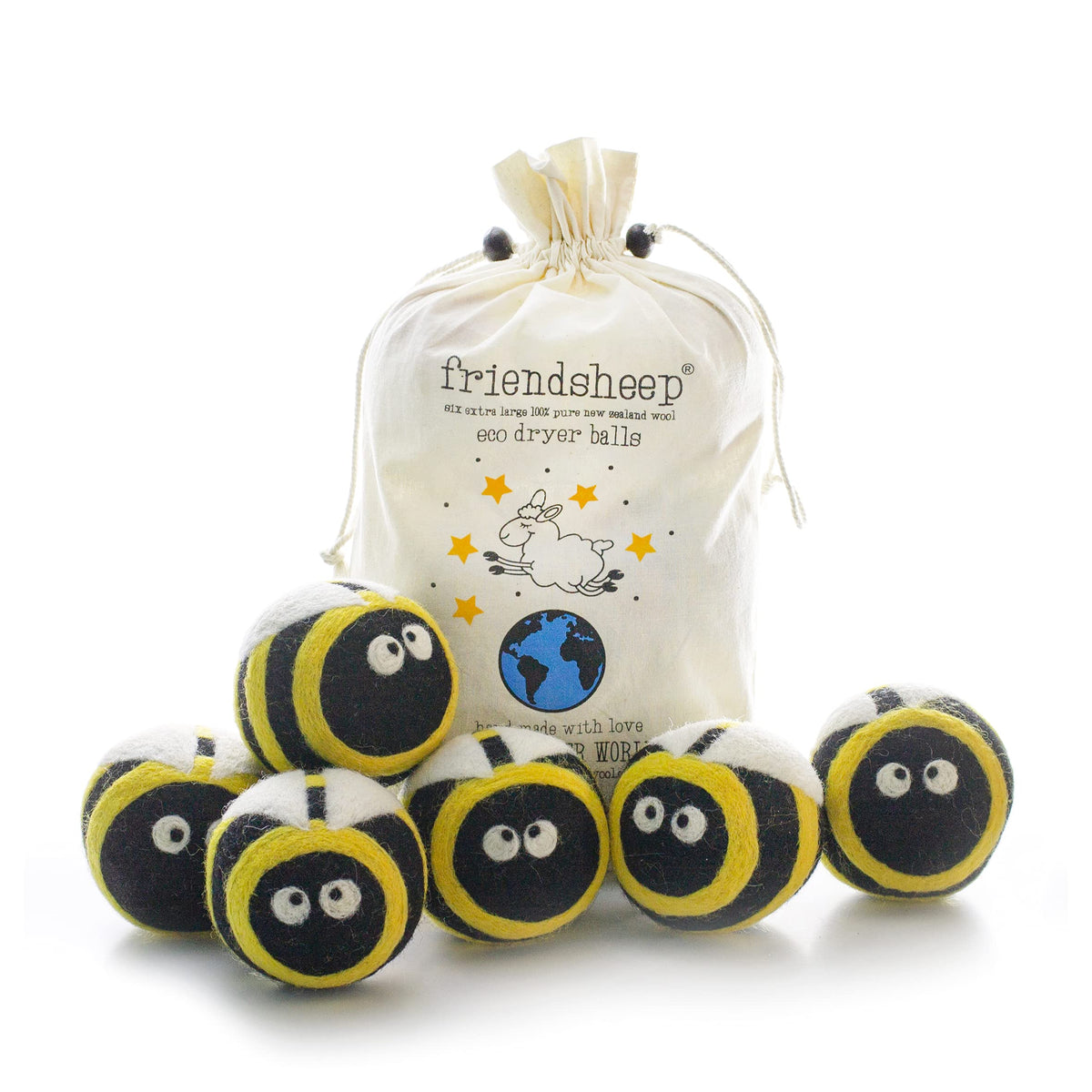 Wool Dryer Balls (6 Count)
