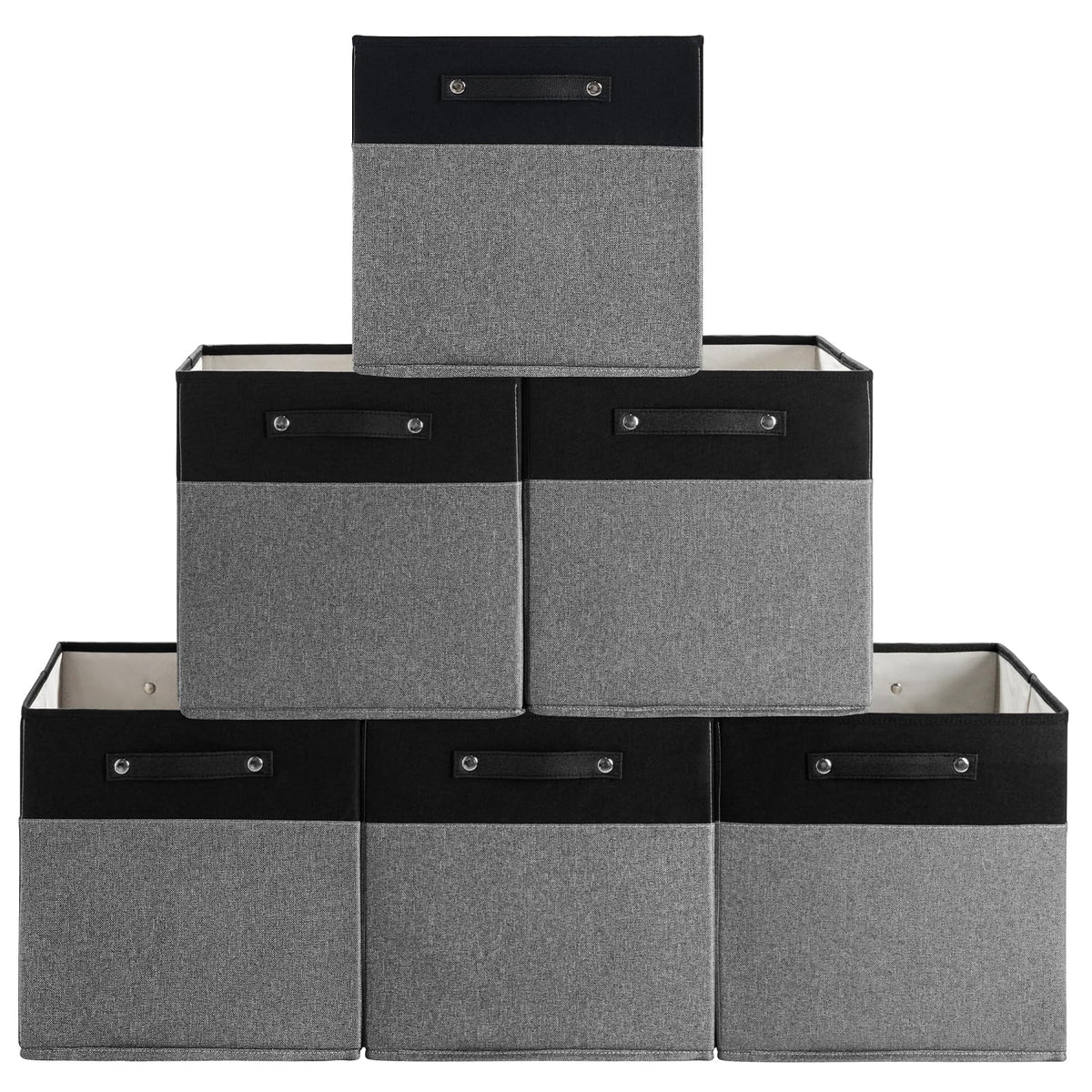 13x13x13 Storage Cube Bins 6 Pack