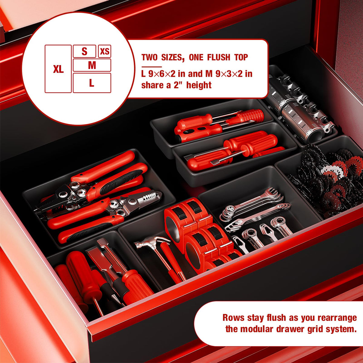 10 PCS Tool Box Drawer Organizers (10 Count)